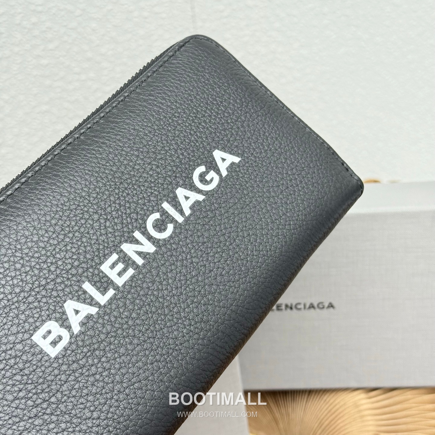 Balenciaga Cash Continental Grained Calfskin Black Long Wallet 발렌시아가 캐시 컨티넨탈 그레인드 카프스킨 블랙 장지갑 19cm 4