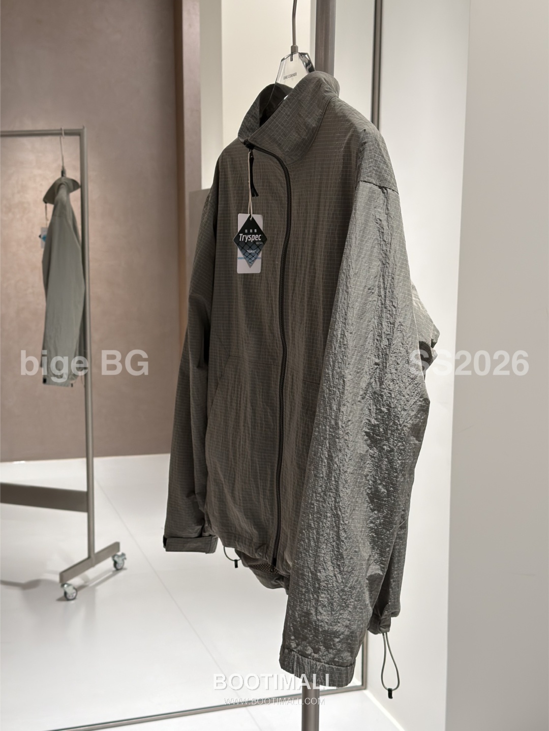 Goldwin Stand Collar Windbreaker Jacket 골드윈 스탠드 카라 윈드브레이커 재킷 12