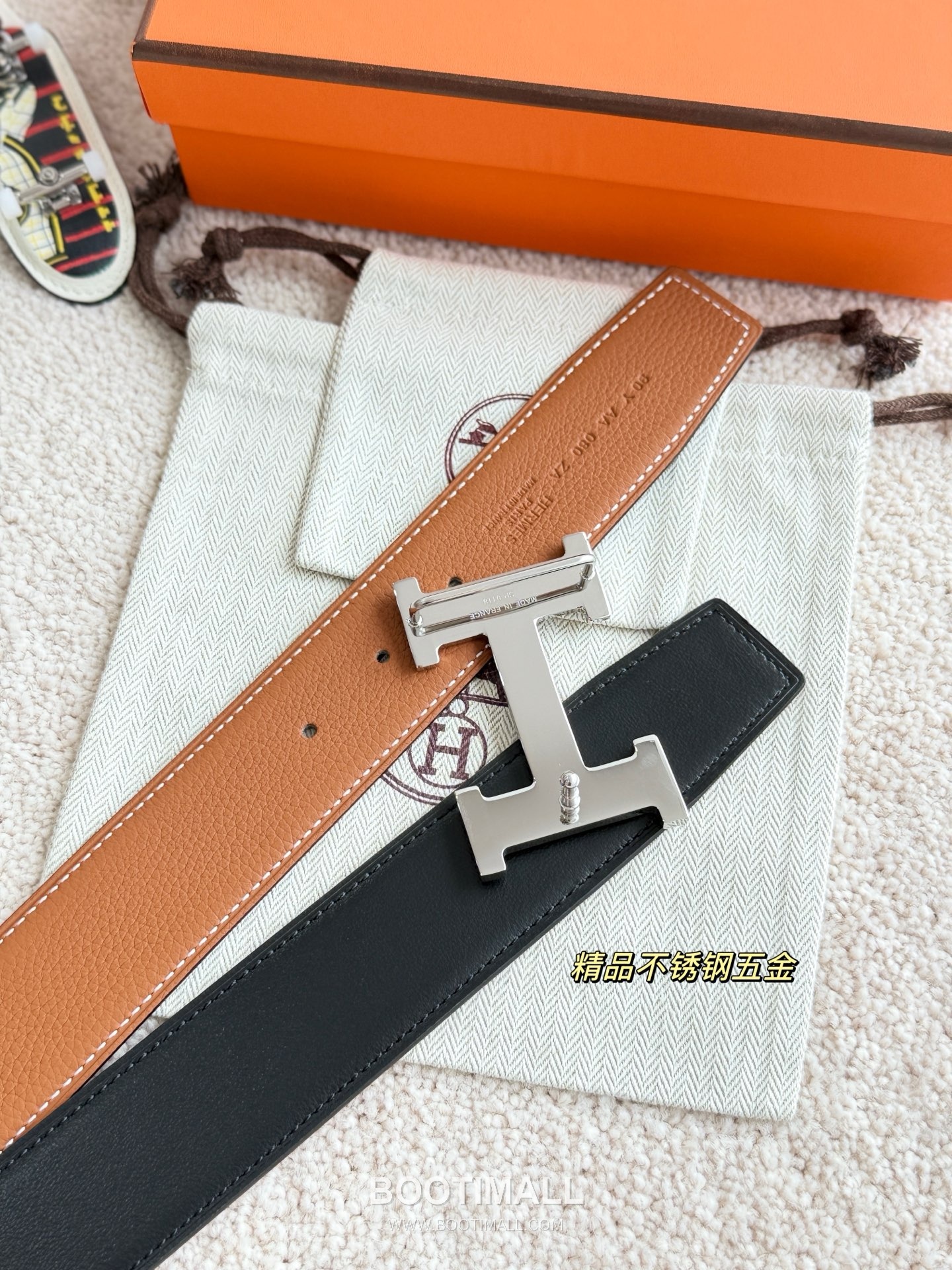 Hermès H Touareg Togo Calfskin Belt 에르메스 H 투아레그 토고 카프스킨 벨트 3.8cm 6
