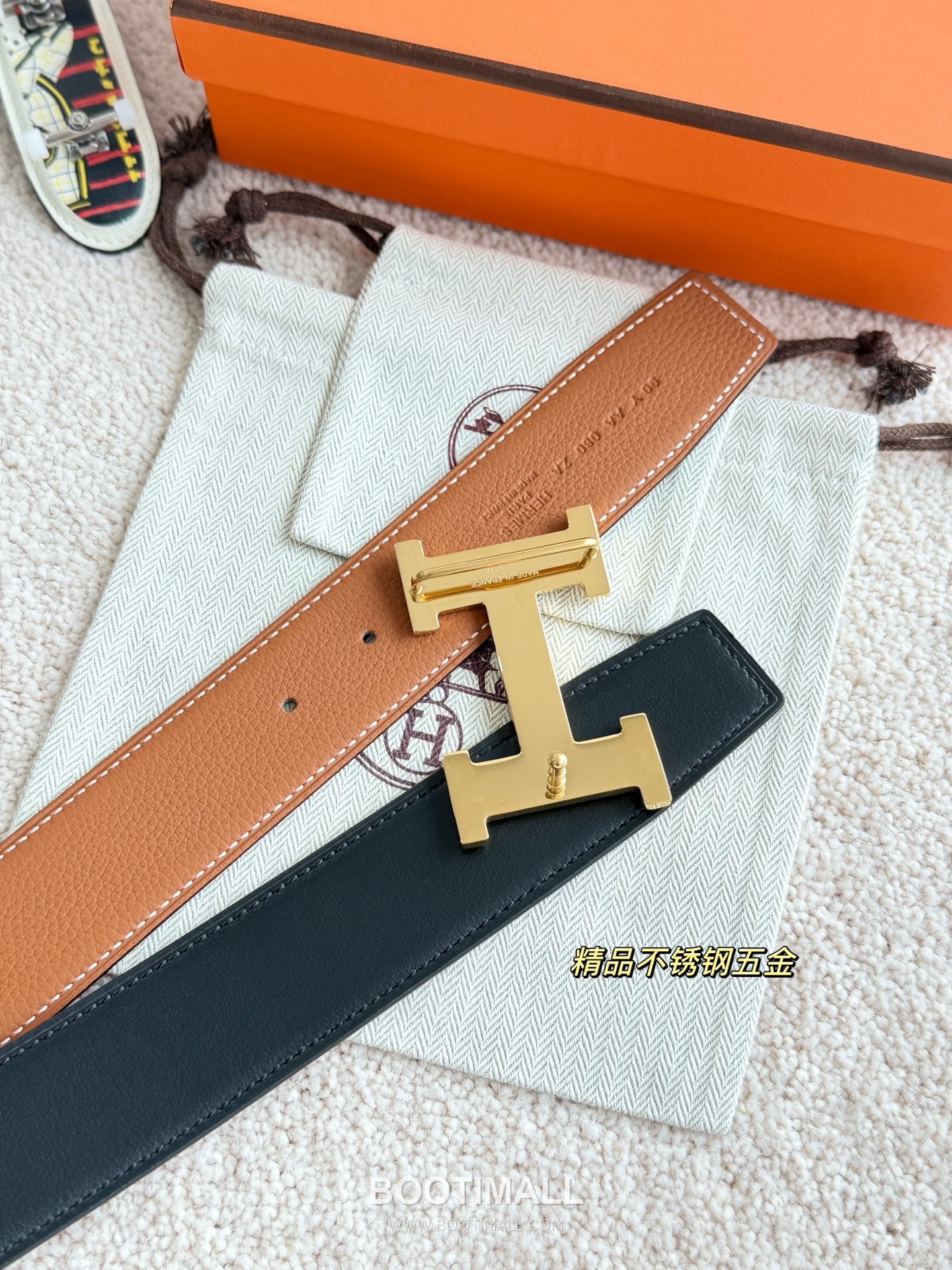 Hermès H Touareg Togo Calfskin Belt 에르메스 H 투아레그 토고 카프스킨 벨트 3.8cm 6