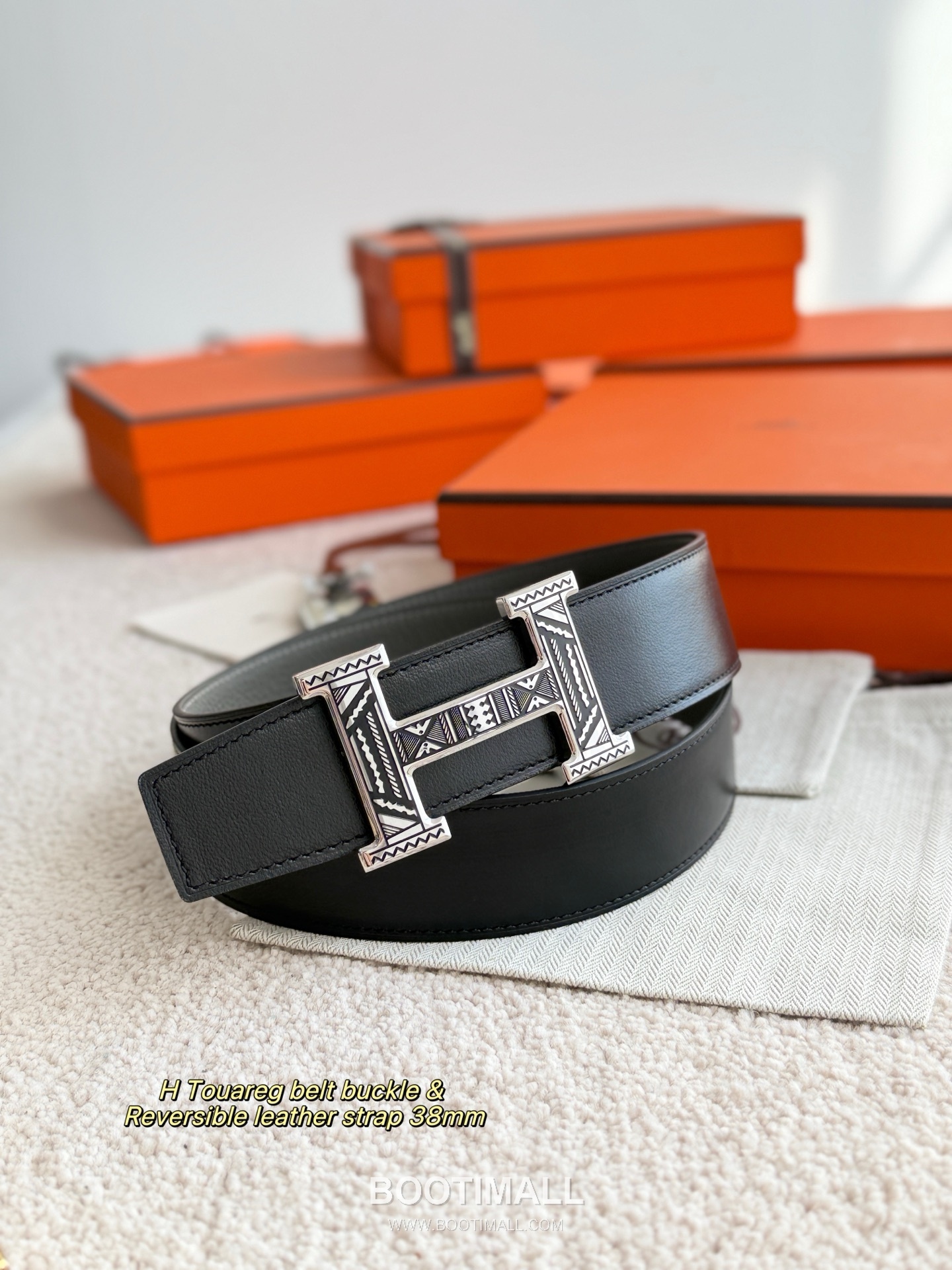 Hermès H Touareg Togo Calfskin Belt 에르메스 H 투아레그 토고 카프스킨 벨트 3.8cm 3