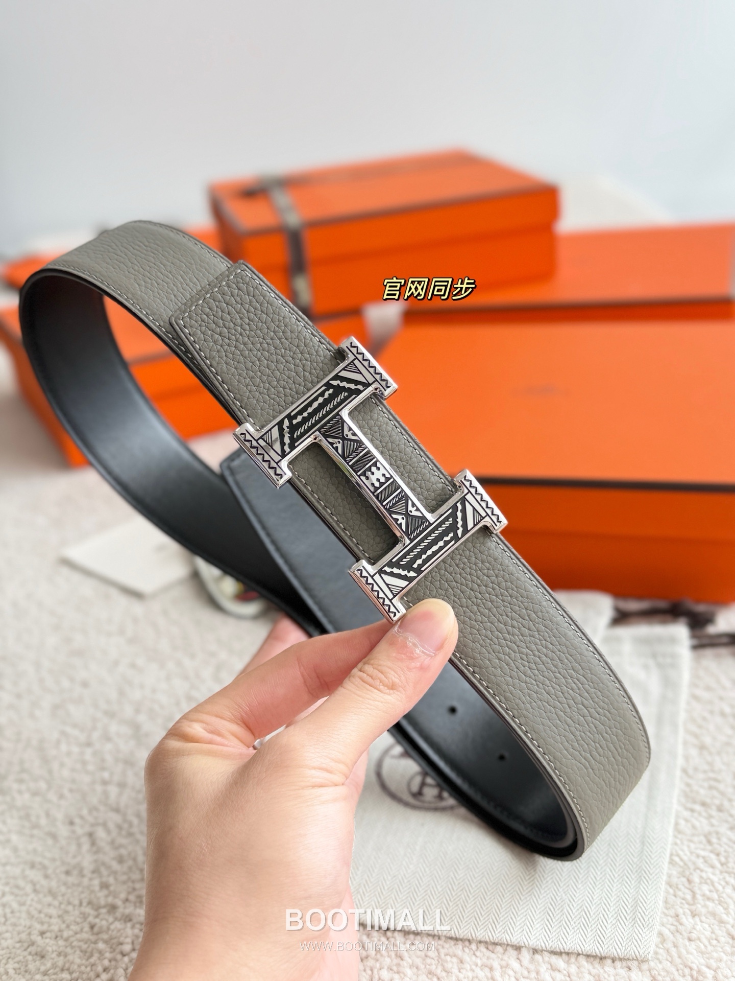Hermès H Touareg Togo Calfskin Belt 에르메스 H 투아레그 토고 카프스킨 벨트 3.8cm 4