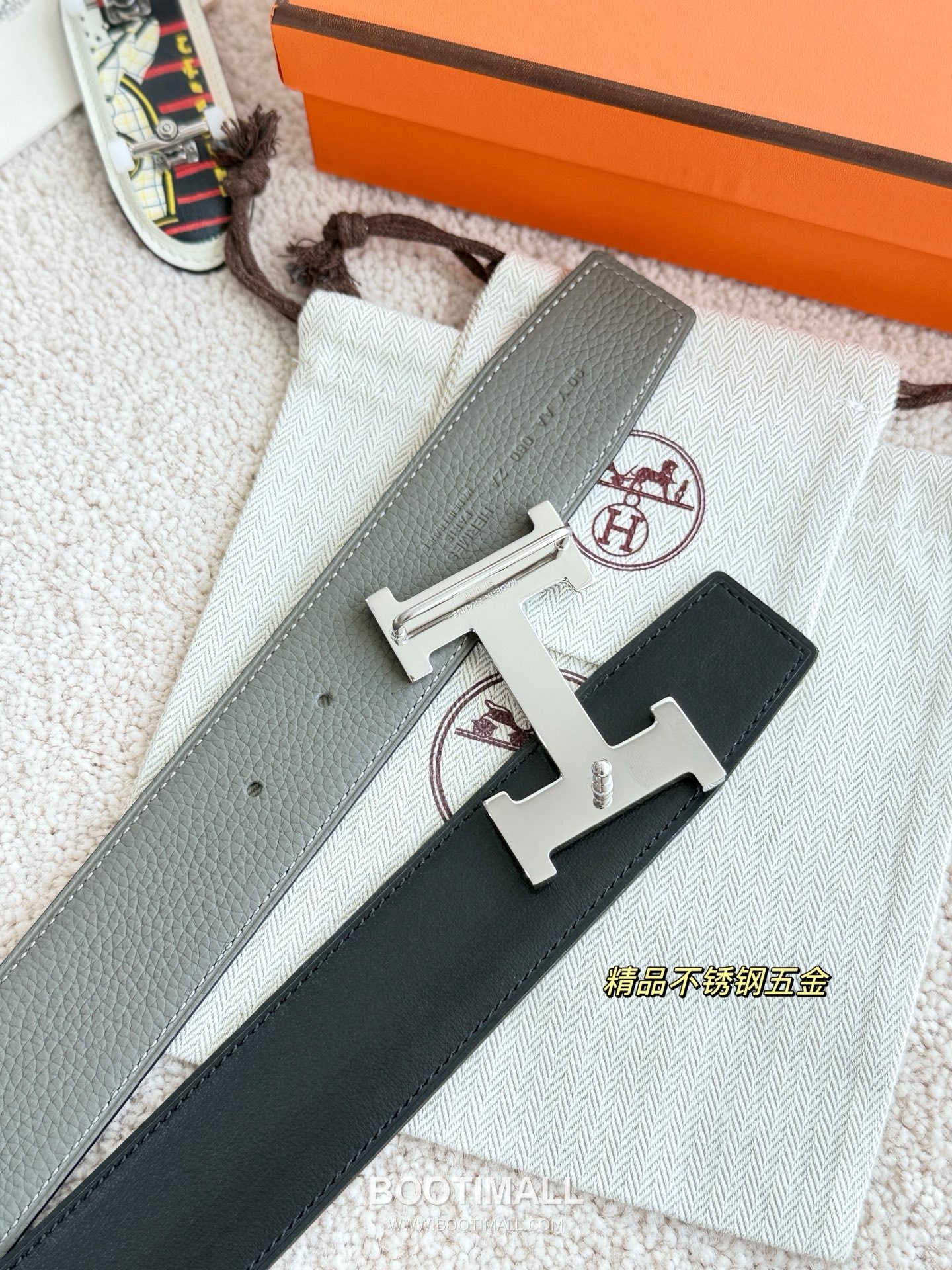 Hermès H Touareg Togo Calfskin Belt 에르메스 H 투아레그 토고 카프스킨 벨트 3.8cm 6