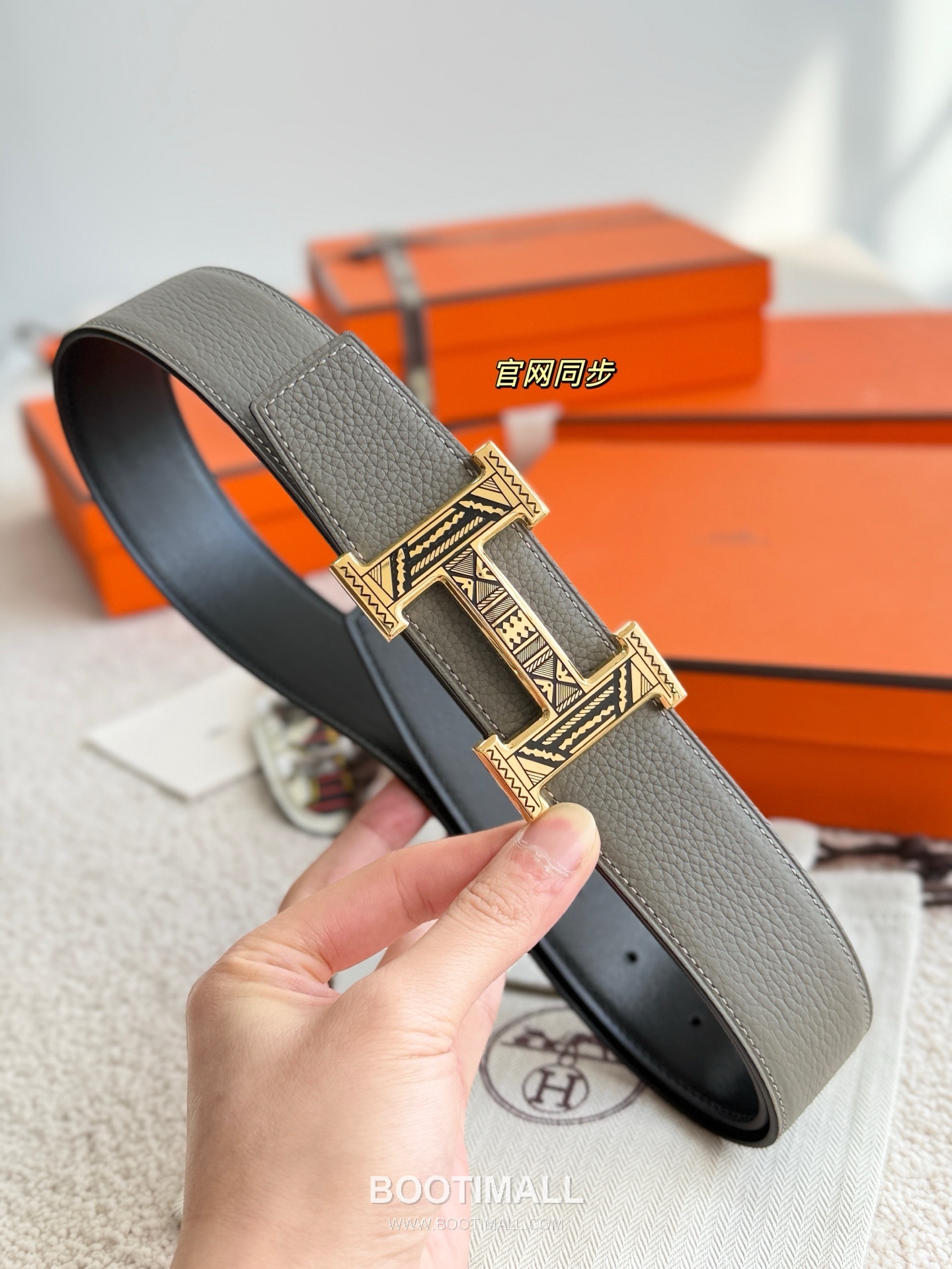 Hermès H Touareg Togo Calfskin Belt 에르메스 H 투아레그 토고 카프스킨 벨트 3.8cm 4