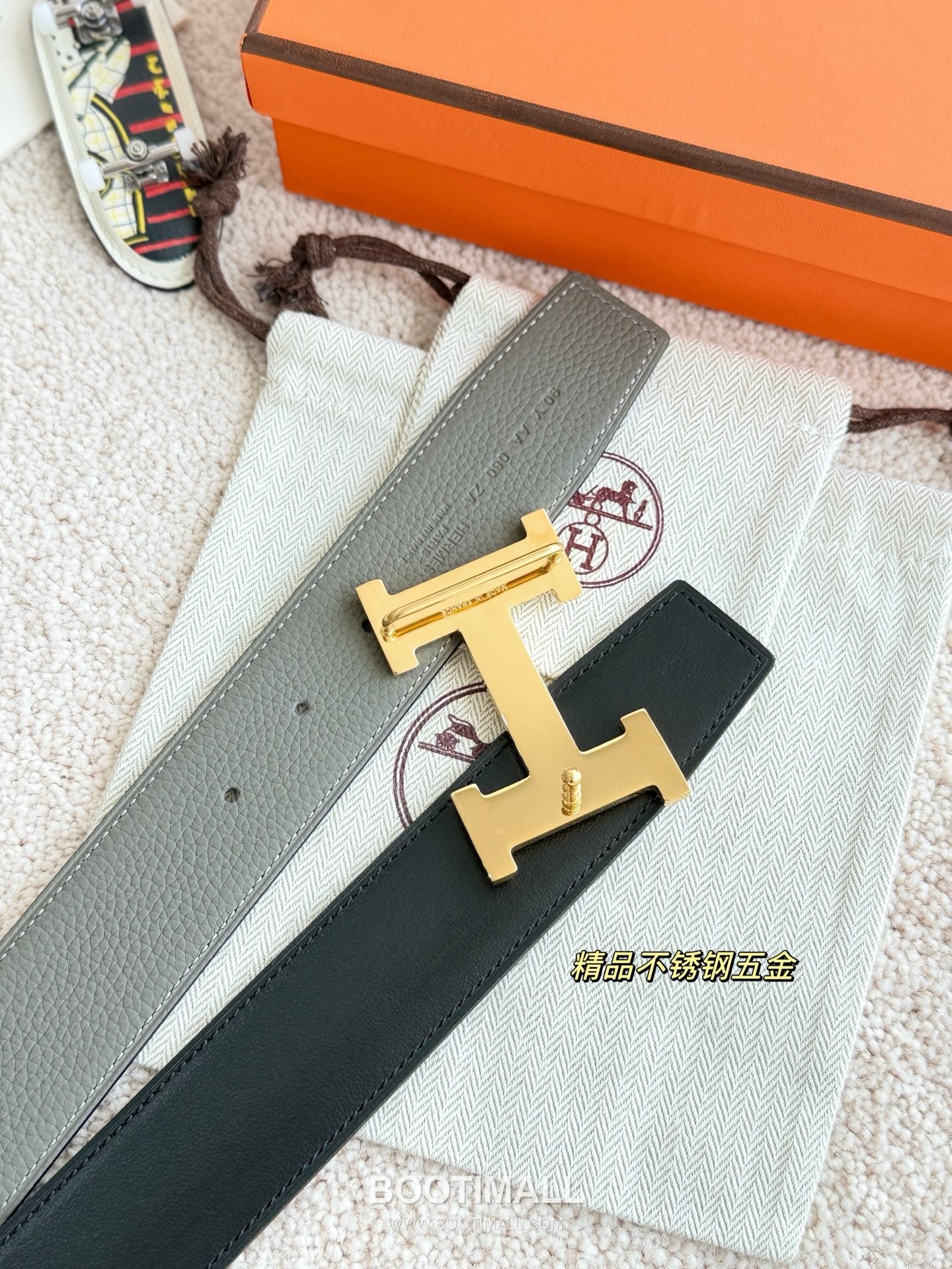 Hermès H Touareg Togo Calfskin Belt 에르메스 H 투아레그 토고 카프스킨 벨트 3.8cm 6