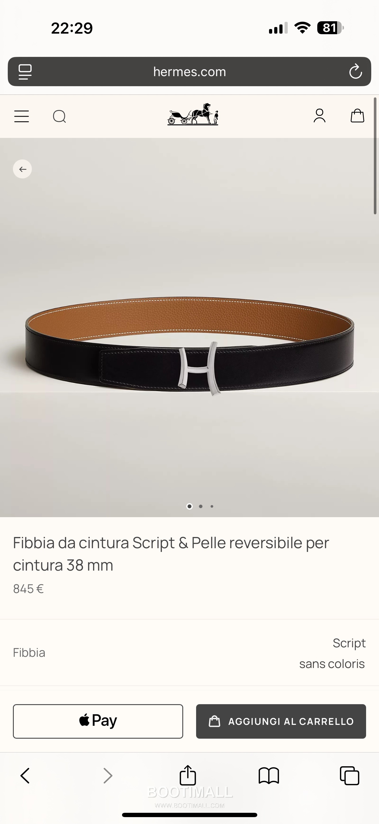 Hermès Script Buckle Togo Calfskin Belt 에르메스 스크립트 버클 토고 카프스킨 벨트 3.8cm 1