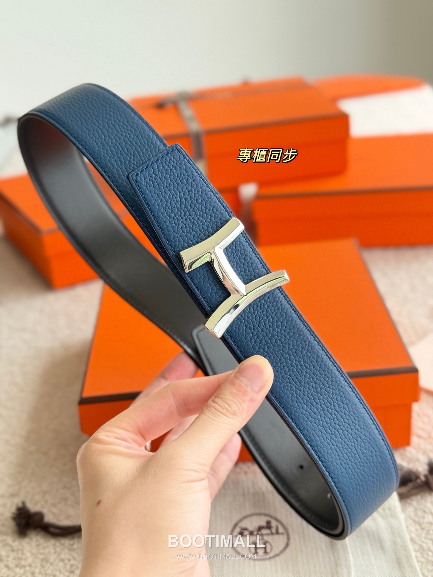 Hermès Script Buckle Togo Calfskin Belt 에르메스 스크립트 버클 토고 카프스킨 벨트 3.8cm 7