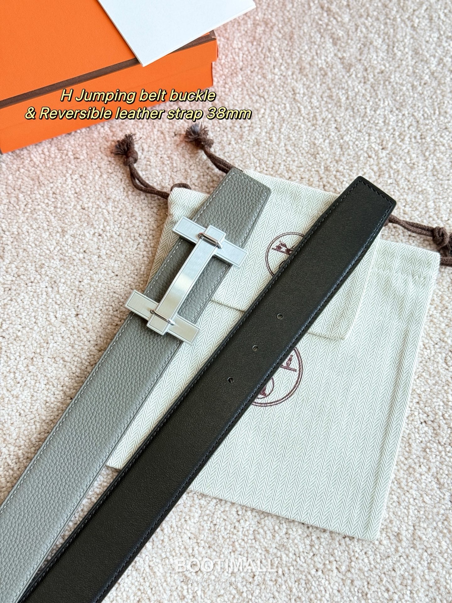 
Hermès Jumping Buckle Togo Calfskin Belt 에르메스 점핑 버클 토고 카프스킨 벨트 3.8cm 5