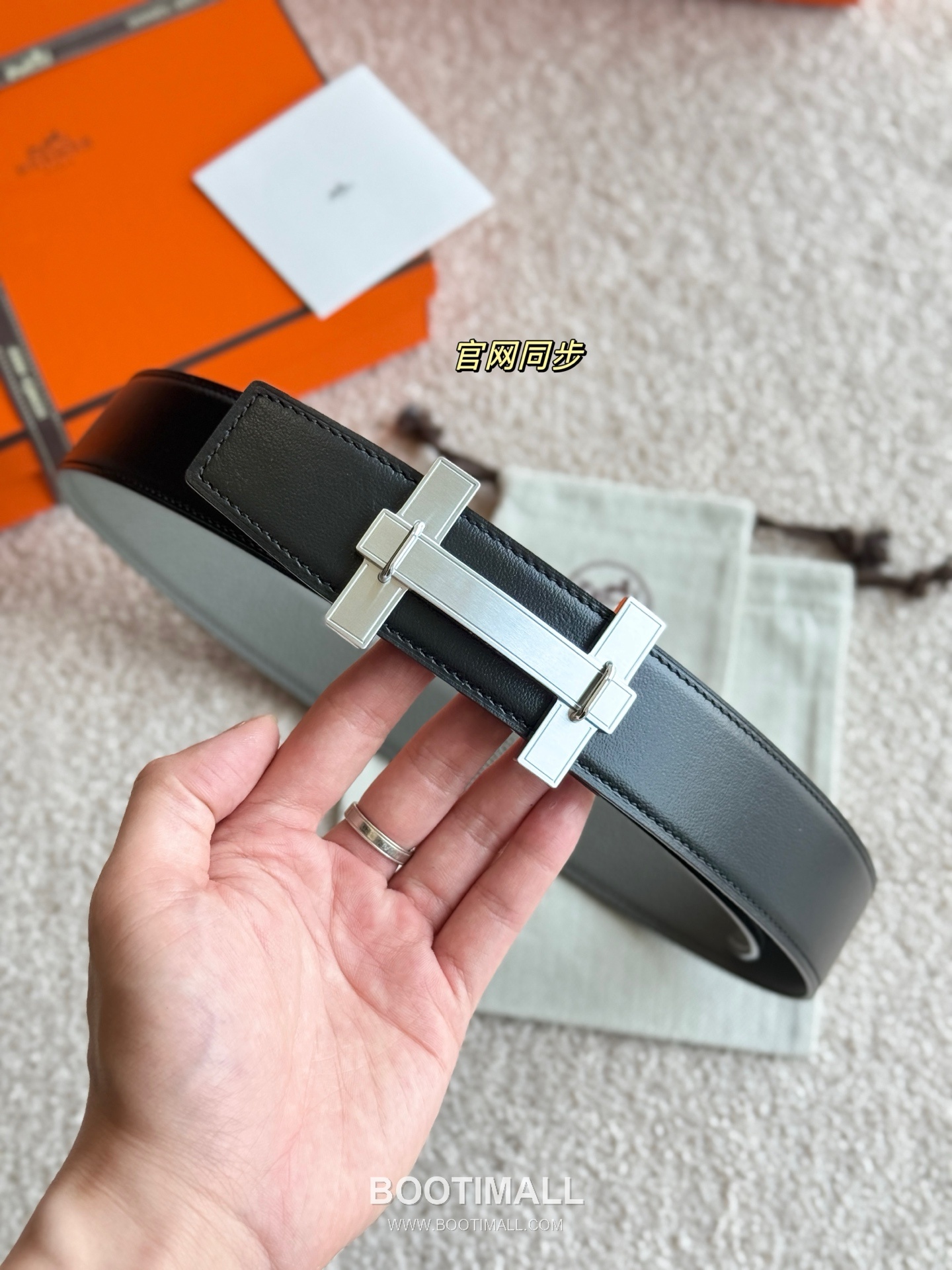 
Hermès Jumping Buckle Togo Calfskin Belt 에르메스 점핑 버클 토고 카프스킨 벨트 3.8cm 6