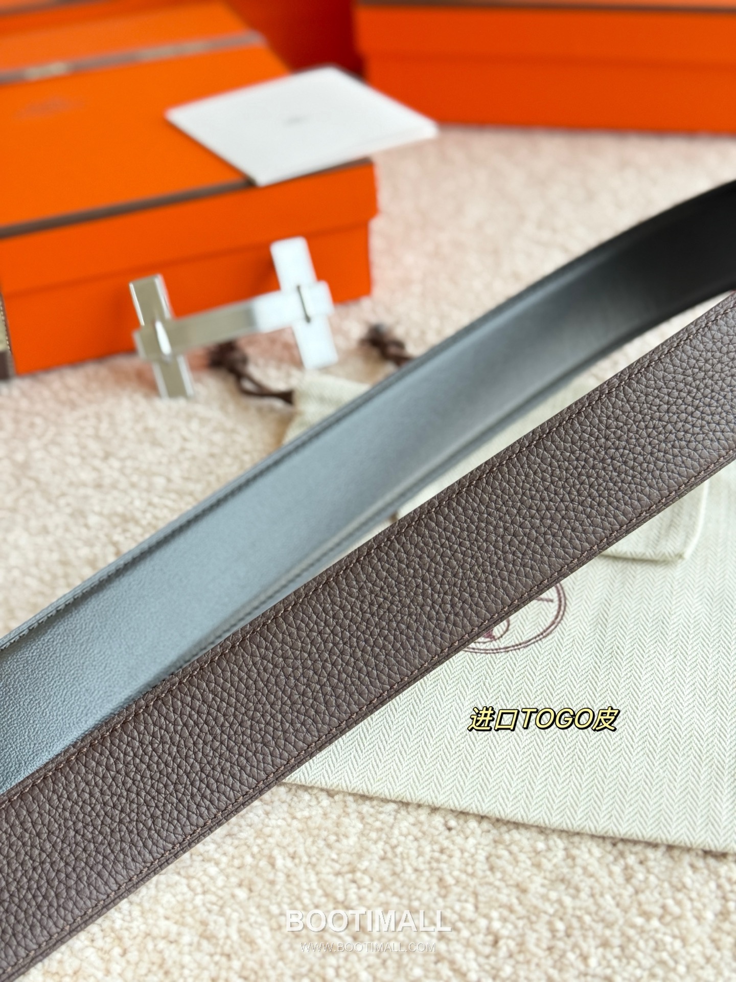 Hermès Jumping Buckle Togo Calfskin Belt 에르메스 점핑 버클 토고 카프스킨 벨트 3.8cm 9