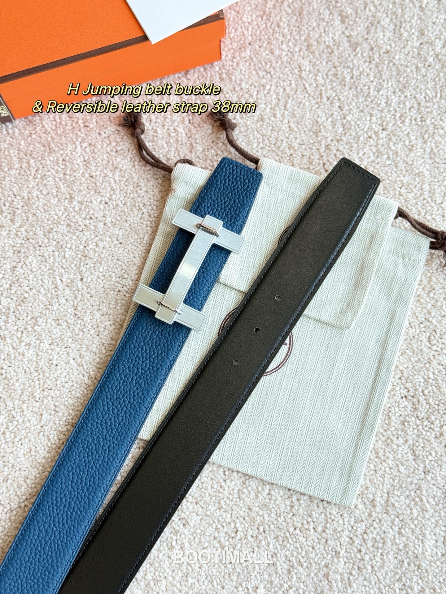 
Hermès Jumping Buckle Togo Calfskin Belt 에르메스 점핑 버클 토고 카프스킨 벨트 3.8cm 5