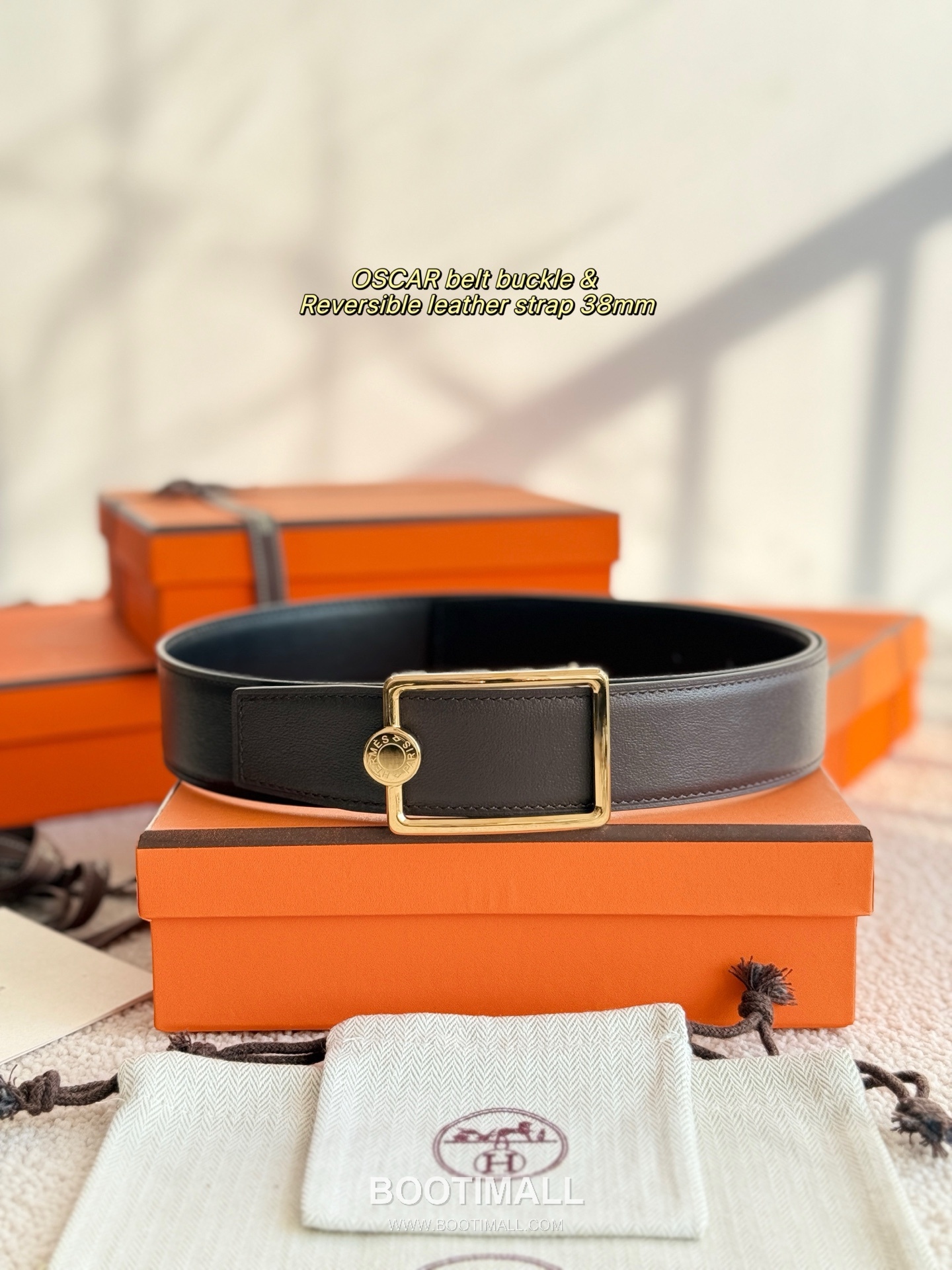 
Hermès Oscar Reversible Swift Calfskin Belt 에르메스 오스카 리버서블 스위프트 카프스킨 벨트 3.8cm 3