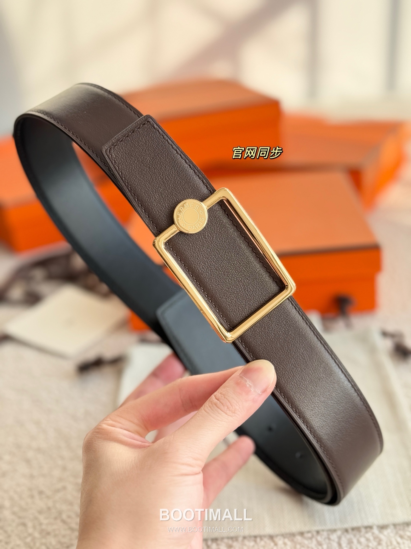 
Hermès Oscar Reversible Swift Calfskin Belt 에르메스 오스카 리버서블 스위프트 카프스킨 벨트 3.8cm 4