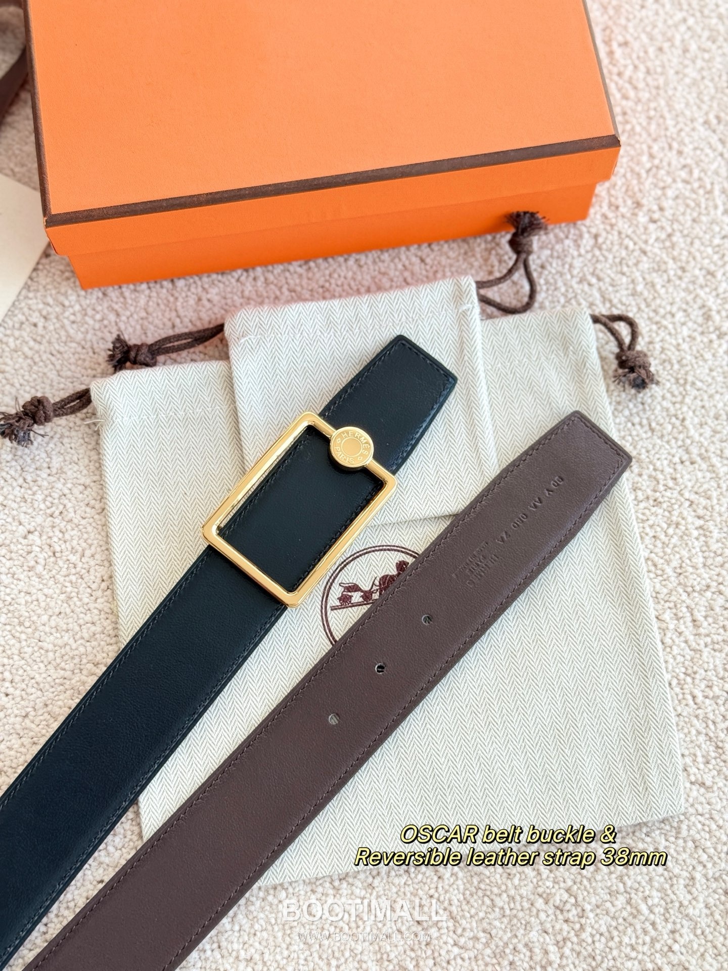 
Hermès Oscar Reversible Swift Calfskin Belt 에르메스 오스카 리버서블 스위프트 카프스킨 벨트 3.8cm 8