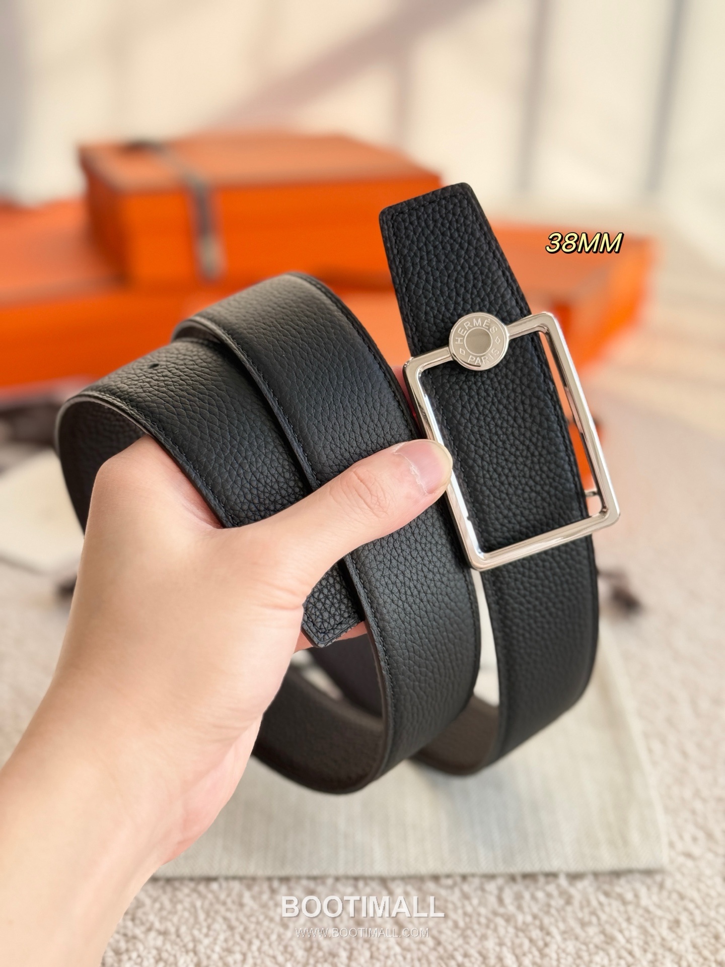 
Hermès Oscar Reversible Swift Calfskin Belt 에르메스 오스카 리버서블 스위프트 카프스킨 벨트 3.8cm 5