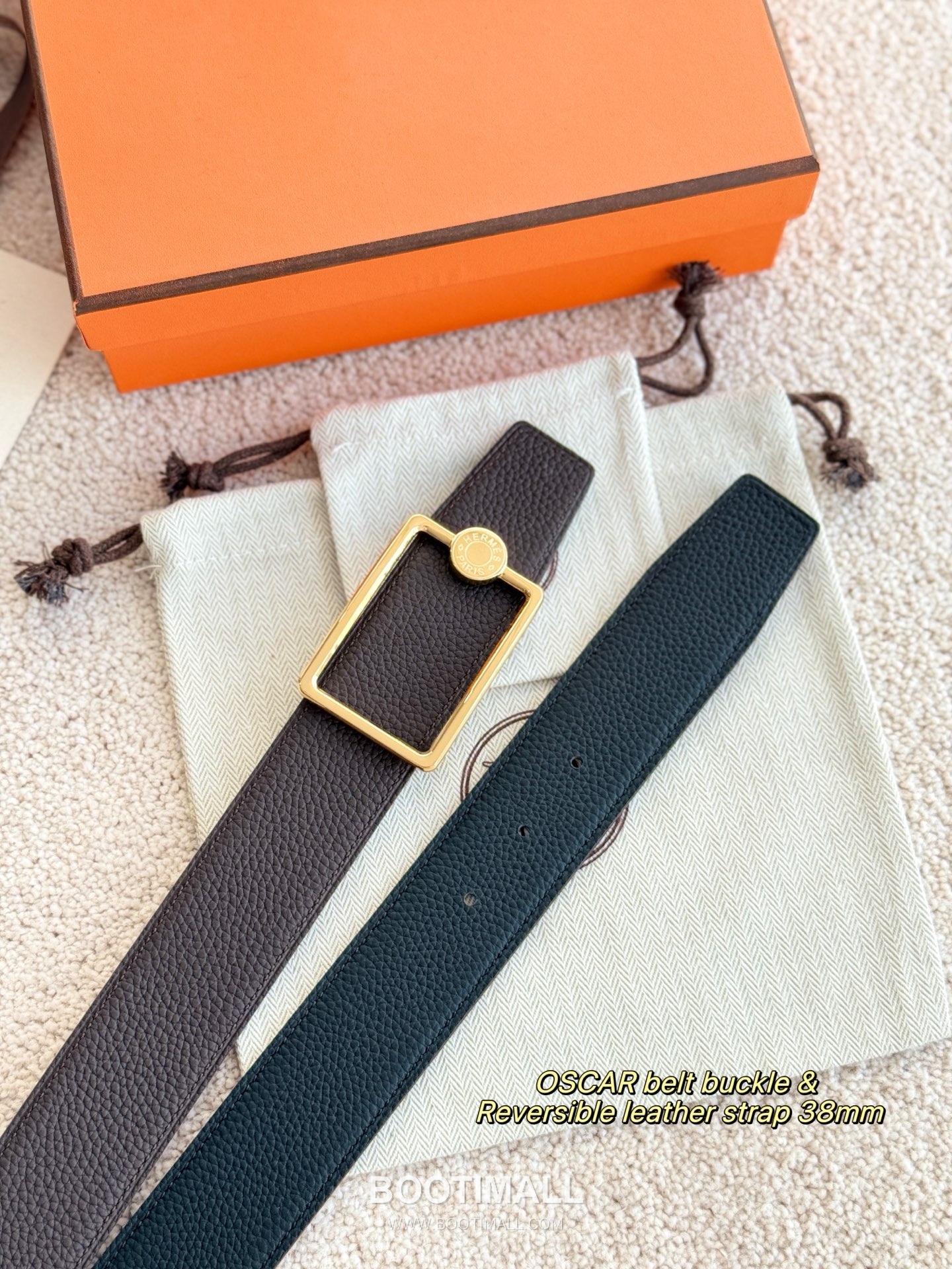 
Hermès Oscar Reversible Swift Calfskin Belt 에르메스 오스카 리버서블 스위프트 카프스킨 벨트 3.8cm 8