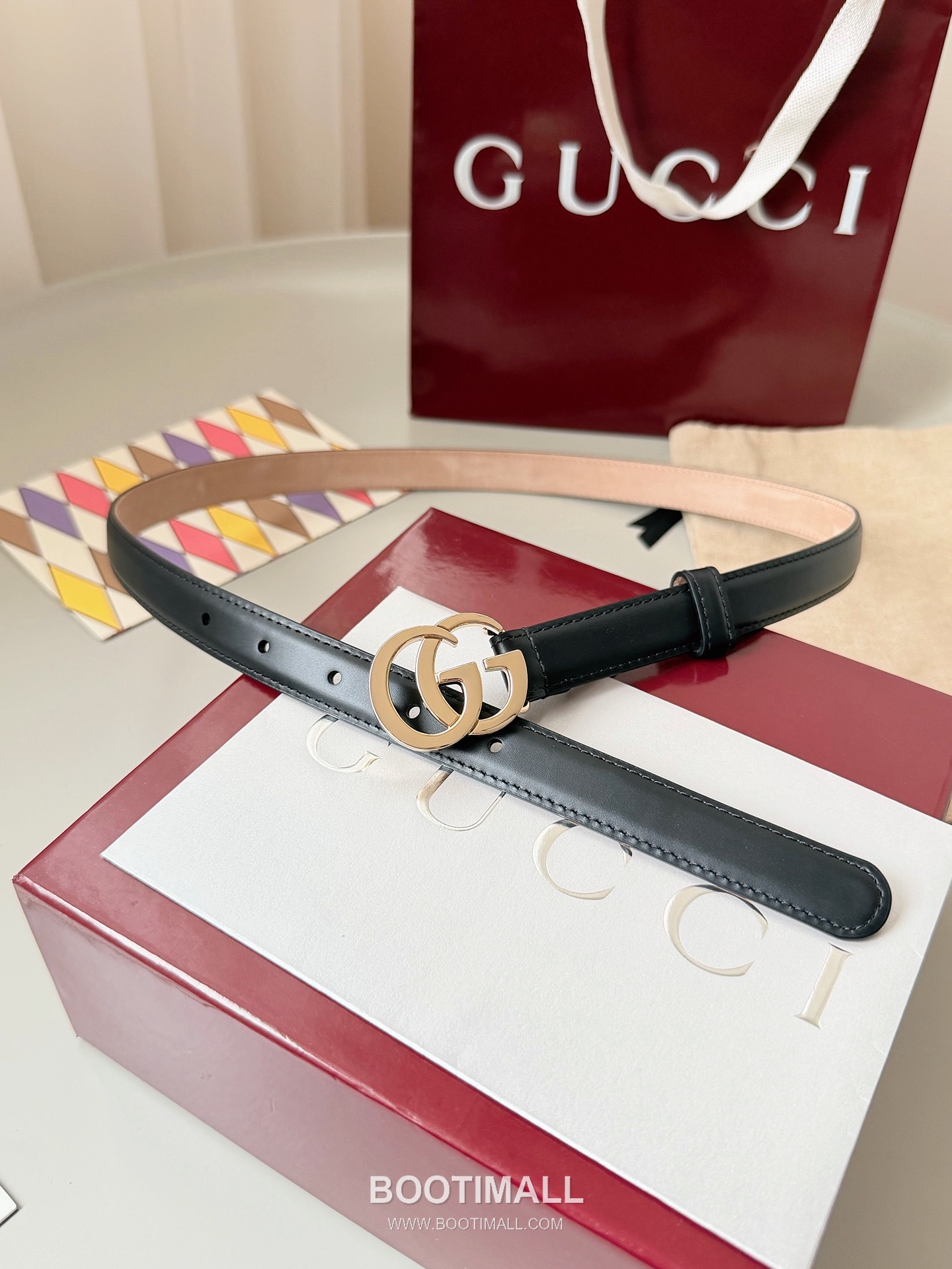 
Gucci Double G Buckle Smooth Calfskin Belt 구찌 더블 G 스무스 송아지 가죽 벨트 3.5cm 6
