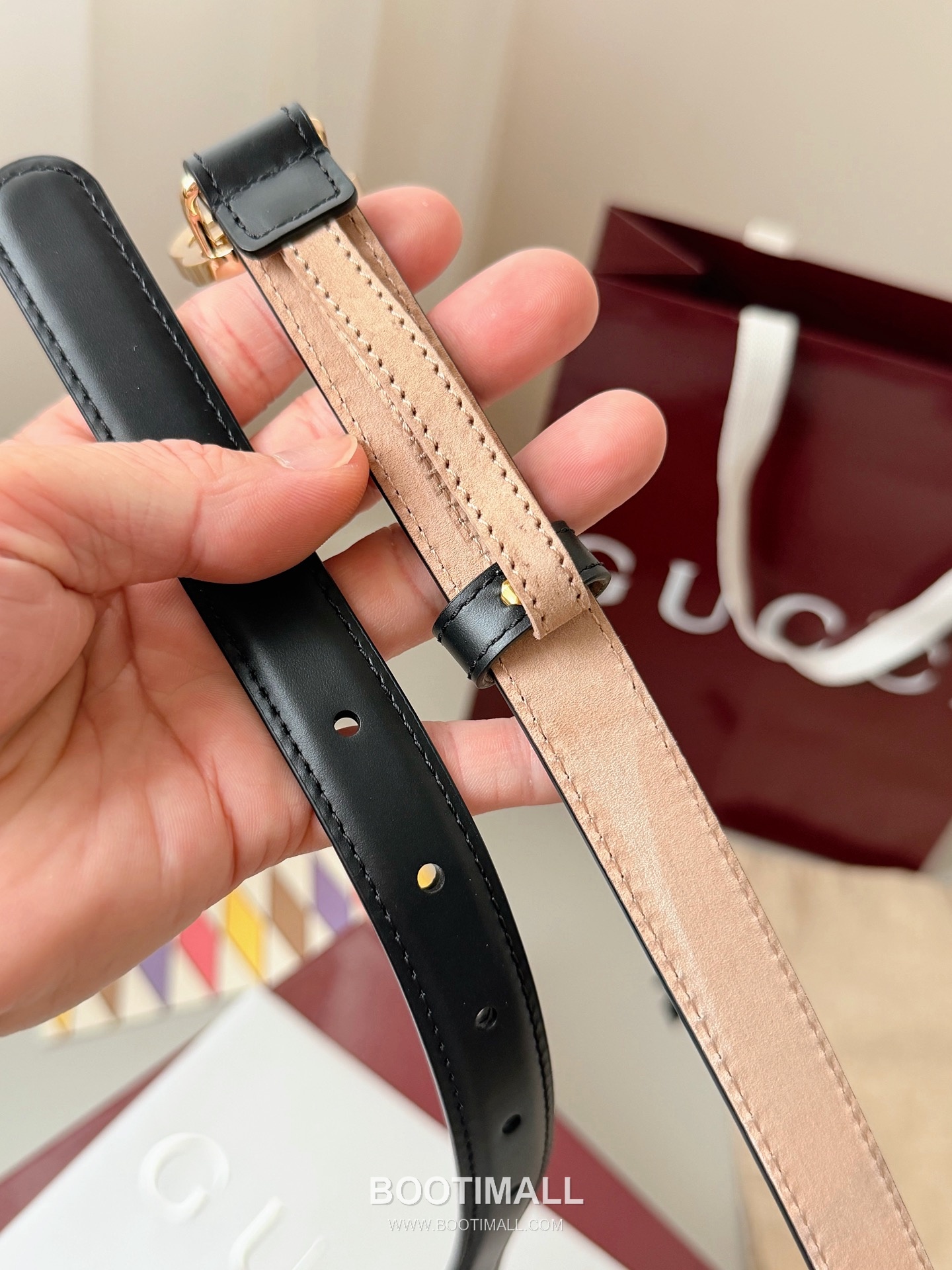 
Gucci Double G Buckle Smooth Calfskin Belt 구찌 더블 G 스무스 송아지 가죽 벨트 3.5cm 8