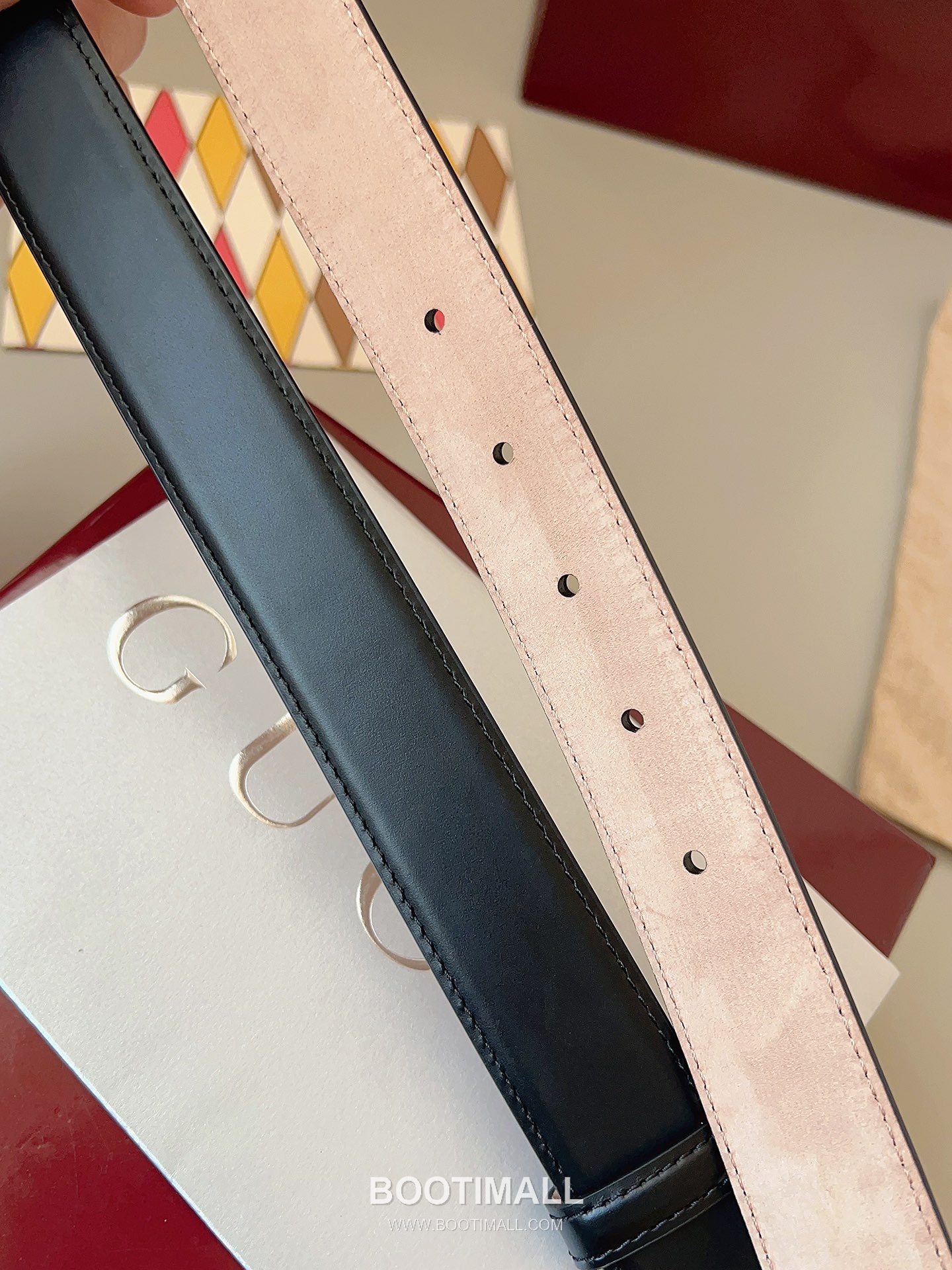 
Gucci Double G Buckle Smooth Calfskin Belt 구찌 더블 G 스무스 송아지 가죽 벨트 3.5cm 4