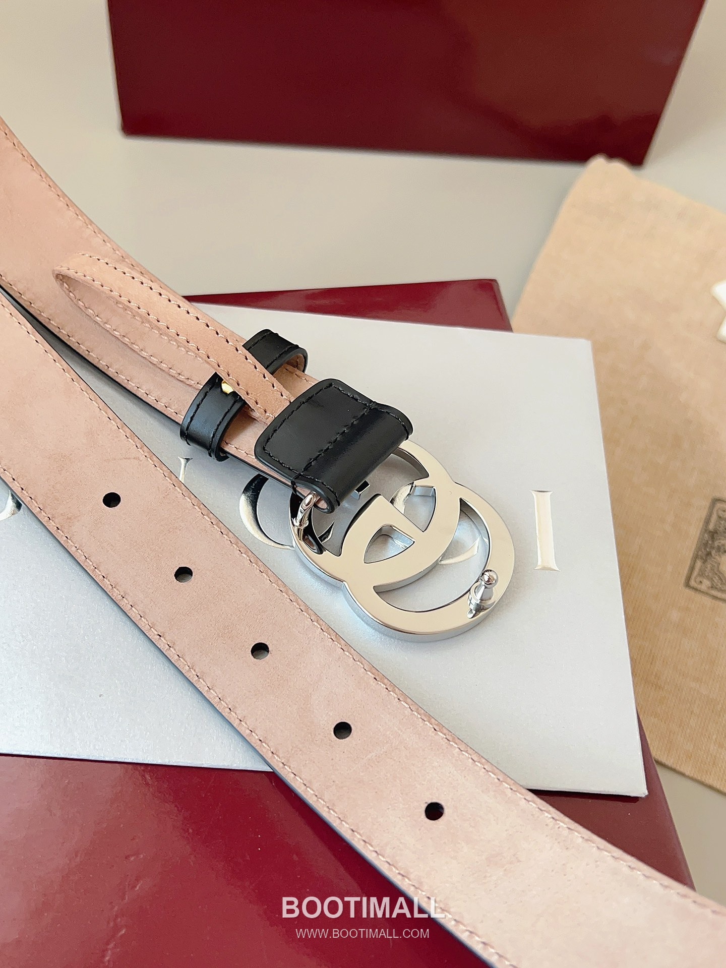 
Gucci Double G Buckle Smooth Calfskin Belt 구찌 더블 G 스무스 송아지 가죽 벨트 3.5cm 8