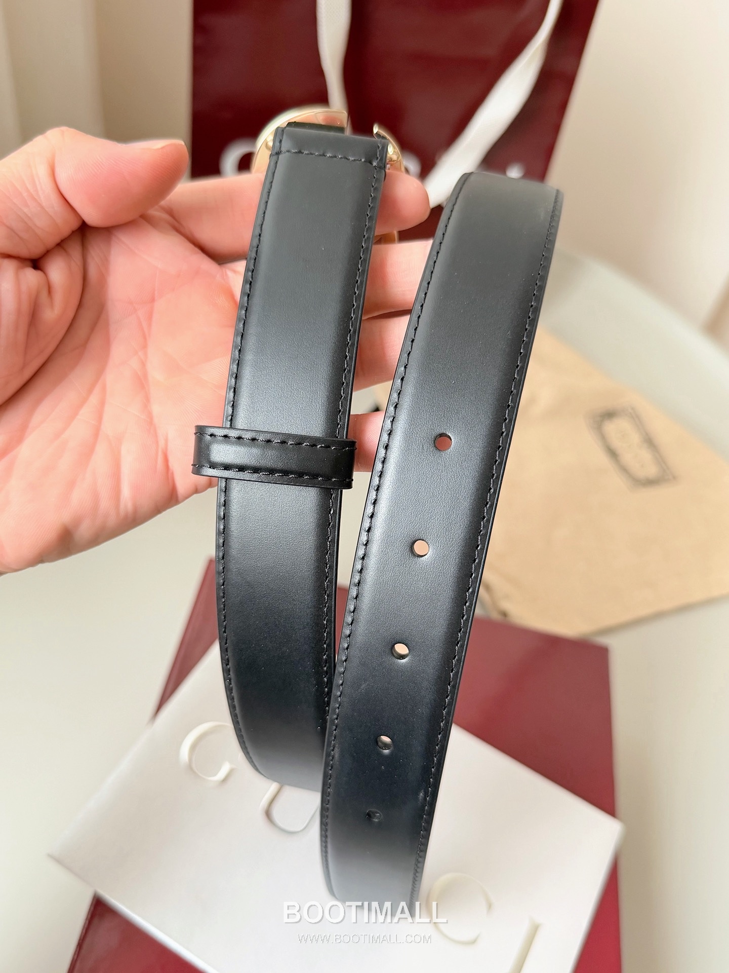 
Gucci Double G Buckle Smooth Calfskin Belt 구찌 더블 G 스무스 송아지 가죽 벨트 3.5cm 3