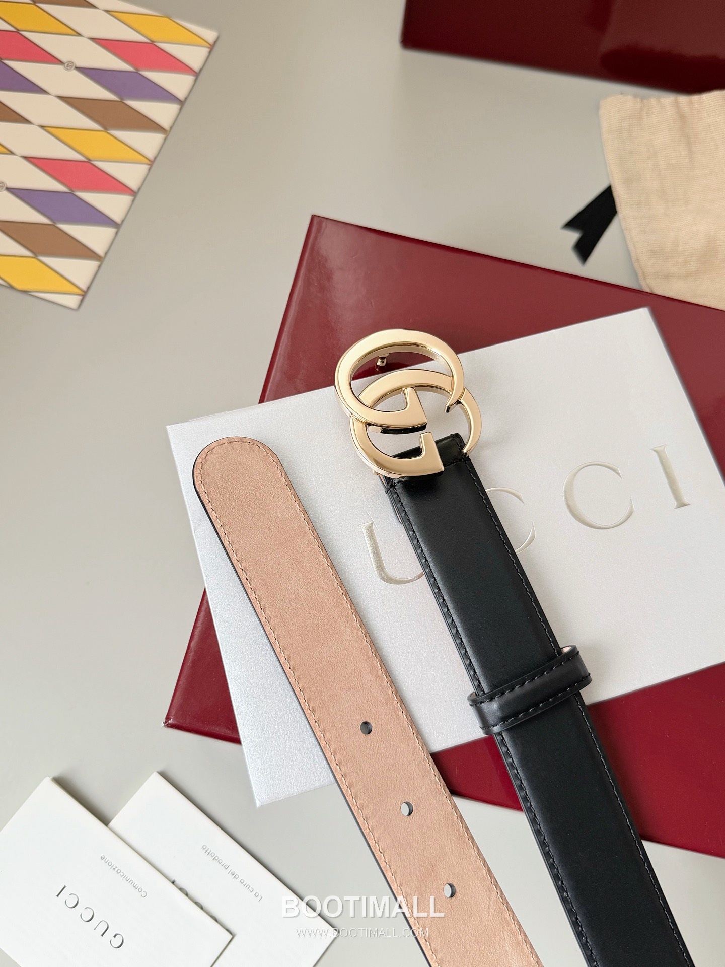 
Gucci Double G Buckle Smooth Calfskin Belt 구찌 더블 G 스무스 송아지 가죽 벨트 3.5cm 8