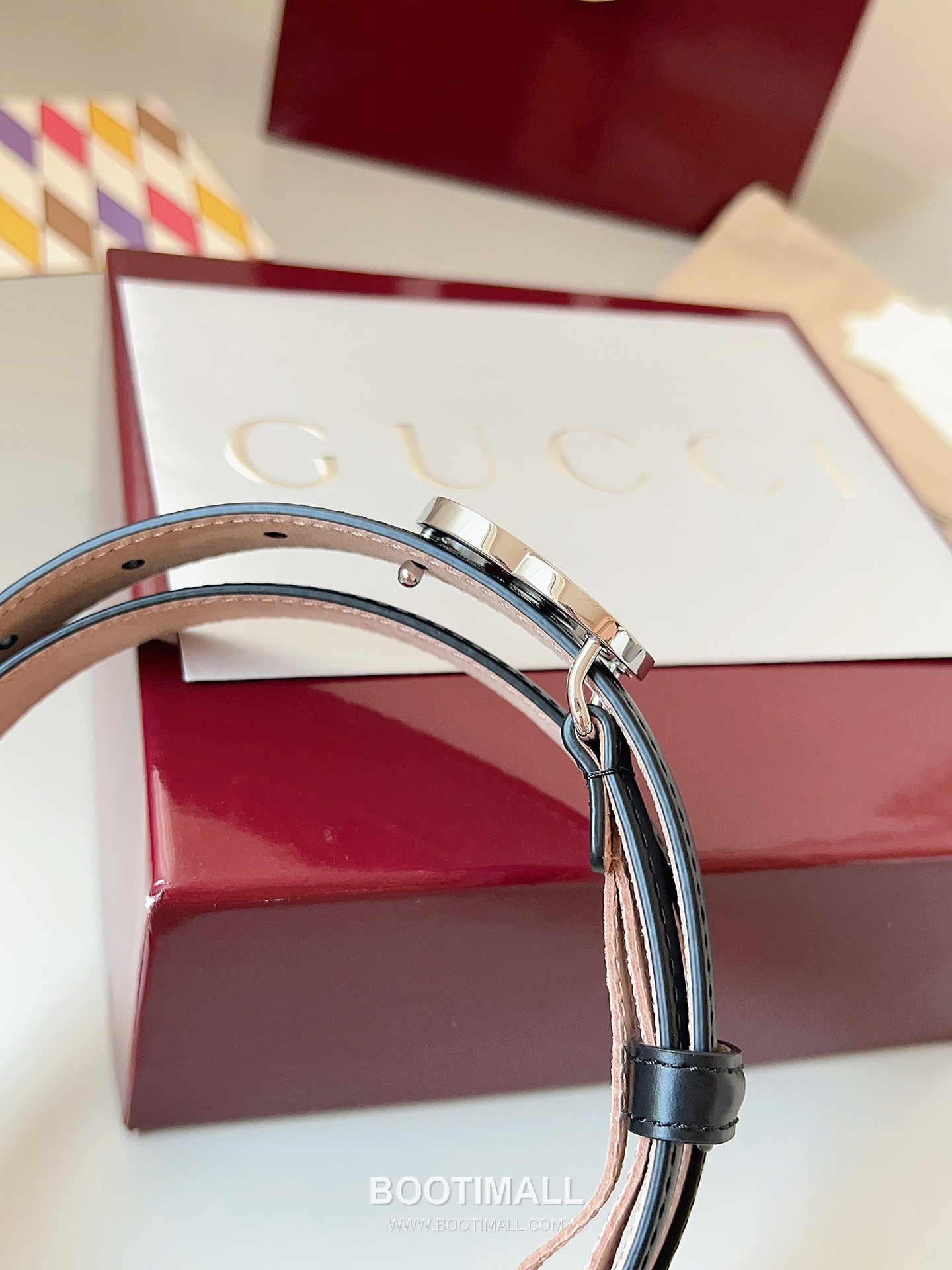 Gucci Double G Buckle Smooth Calfskin Belt 구찌 더블 G 스무스 송아지 가죽 벨트 3.5cm 7