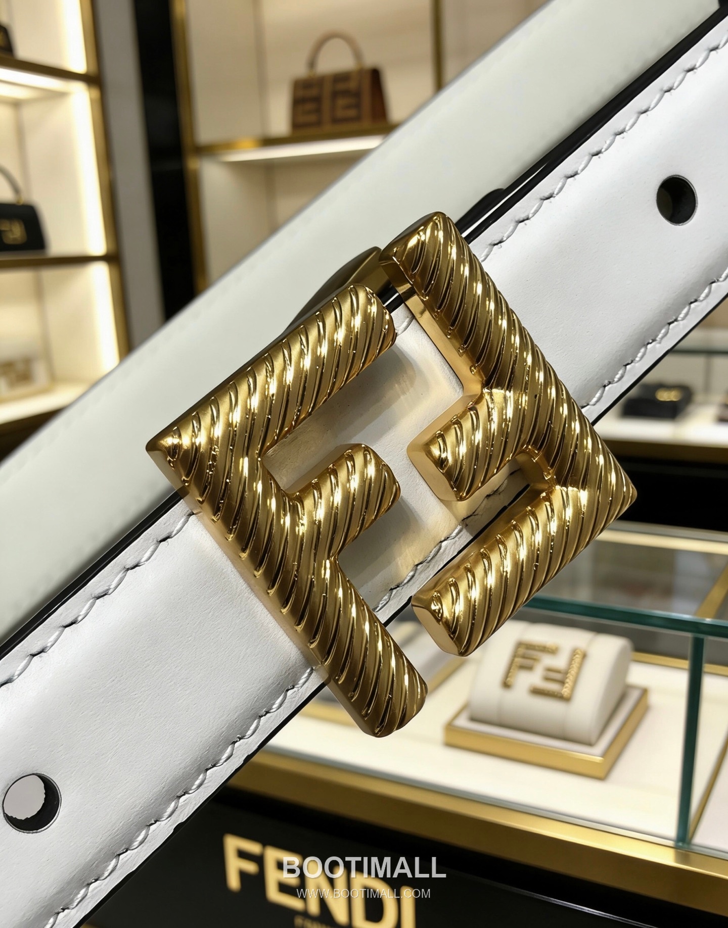Fendi F Buckle 20mm Double-Sided Full-Grain Cowhide Belt 펜디 F 버클 양면 풀그레인 소가죽 벨트 2cm 4