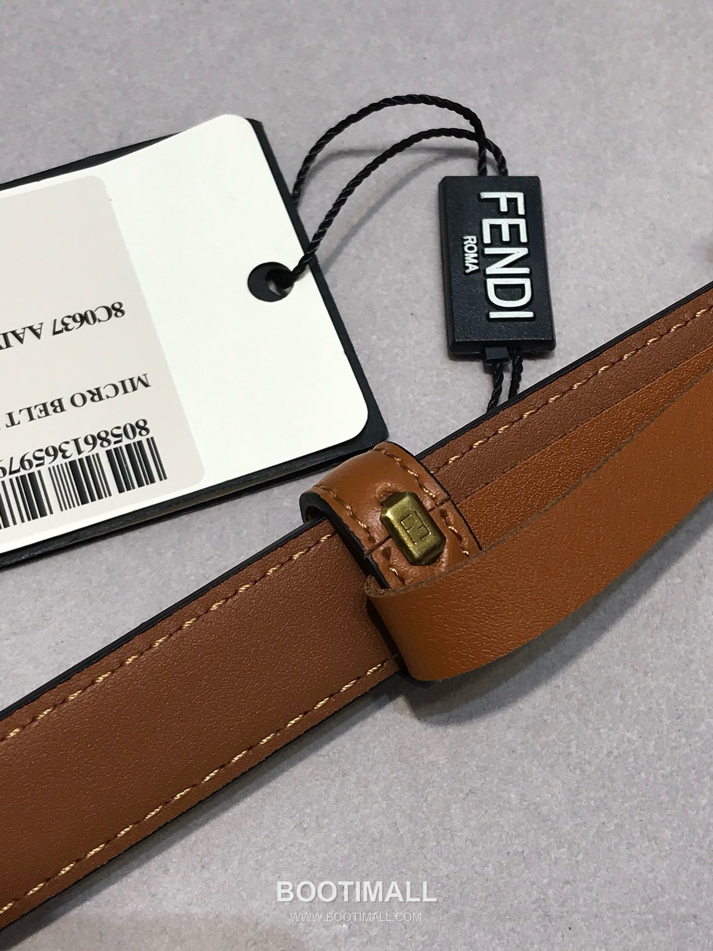 Fendi F Buckle 20mm Double-Sided Full-Grain Cowhide Belt 펜디 F 버클 양면 풀그레인 소가죽 벨트 2cm 6