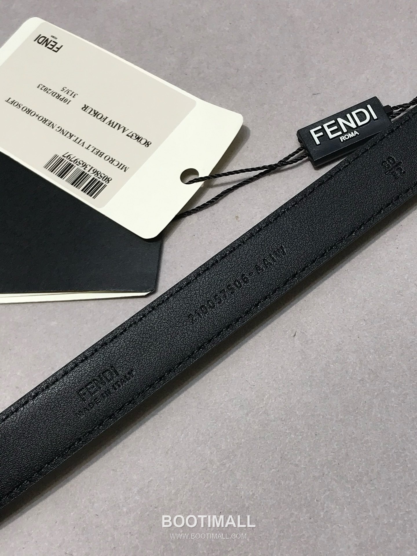 Fendi F Buckle 20mm Double-Sided Full-Grain Cowhide Belt 펜디 F 버클 양면 풀그레인 소가죽 벨트 2cm 8