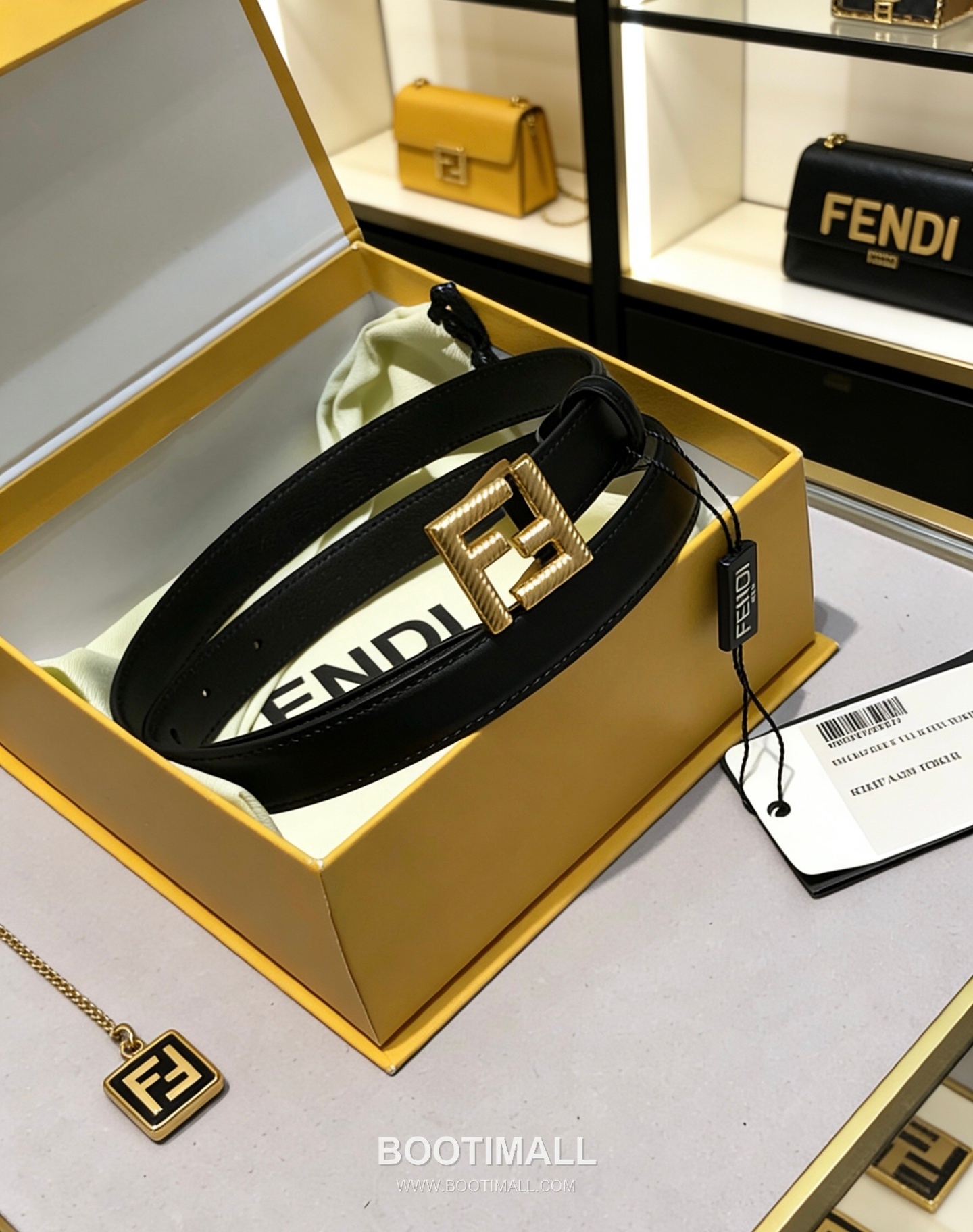 Fendi F Buckle 20mm Double-Sided Full-Grain Cowhide Belt 펜디 F 버클 양면 풀그레인 소가죽 벨트 2cm 9