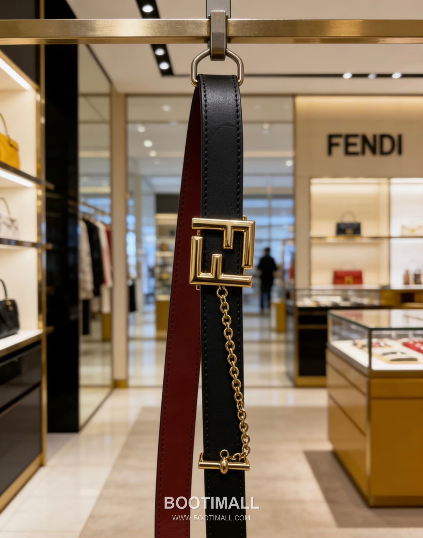 Fendi F Buckle 20mm Double-Sided Full-Grain Cowhide Belt 펜디 F 버클 양면 풀그레인 소가죽 벨트 2cm 7