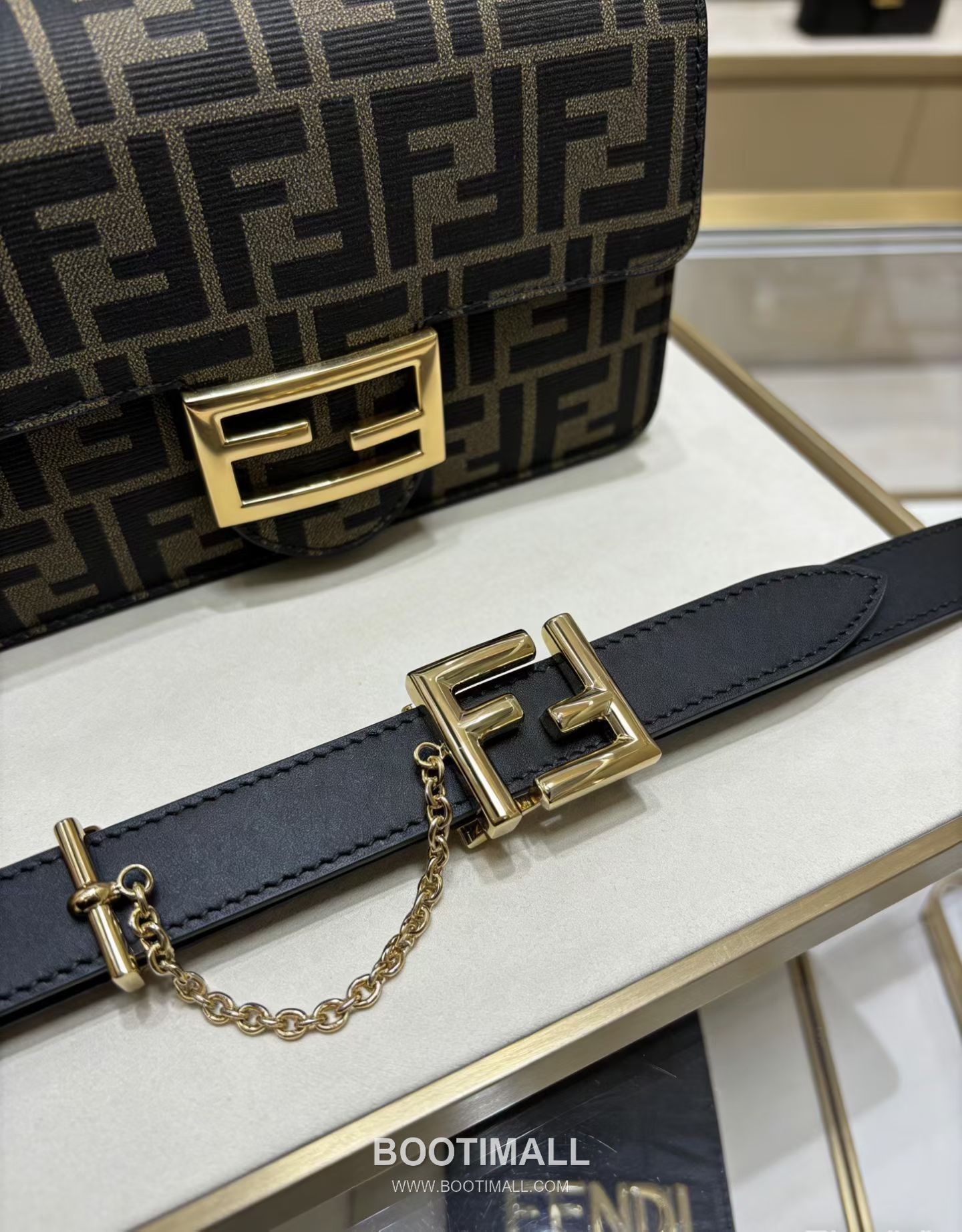 Fendi F Buckle 20mm Double-Sided Full-Grain Cowhide Belt 펜디 F 버클 양면 풀그레인 소가죽 벨트 2cm 9