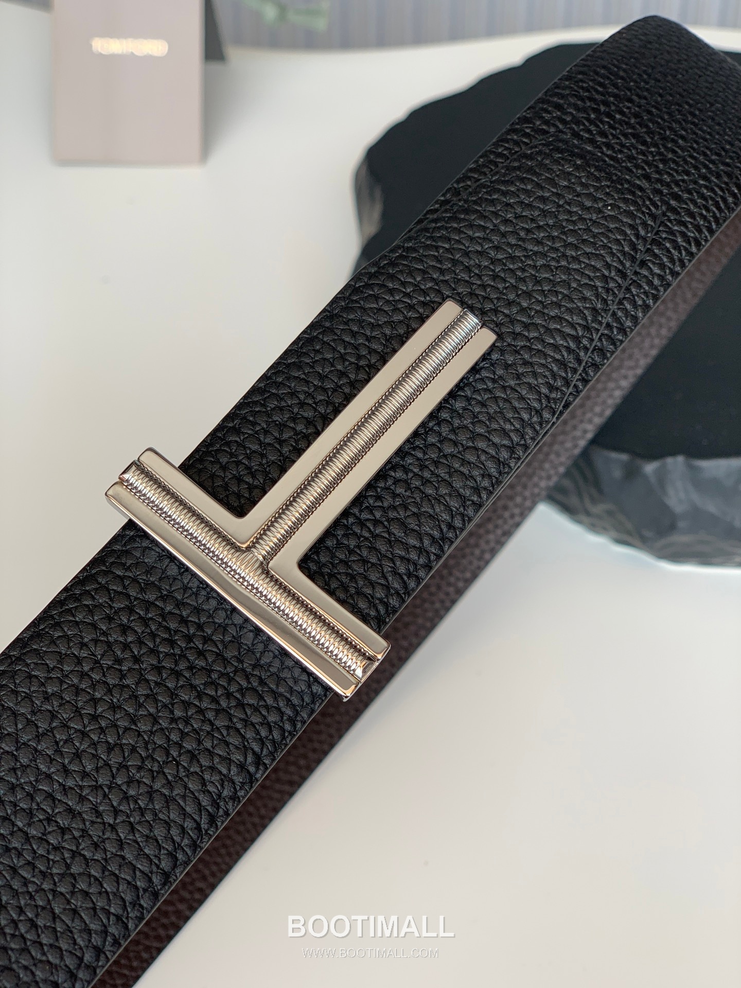 Tom Ford Classic Business Italian Leather Belt 톰포드 클래식 비즈니스 이탈리아산 가죽 벨트 3.8cm 4
