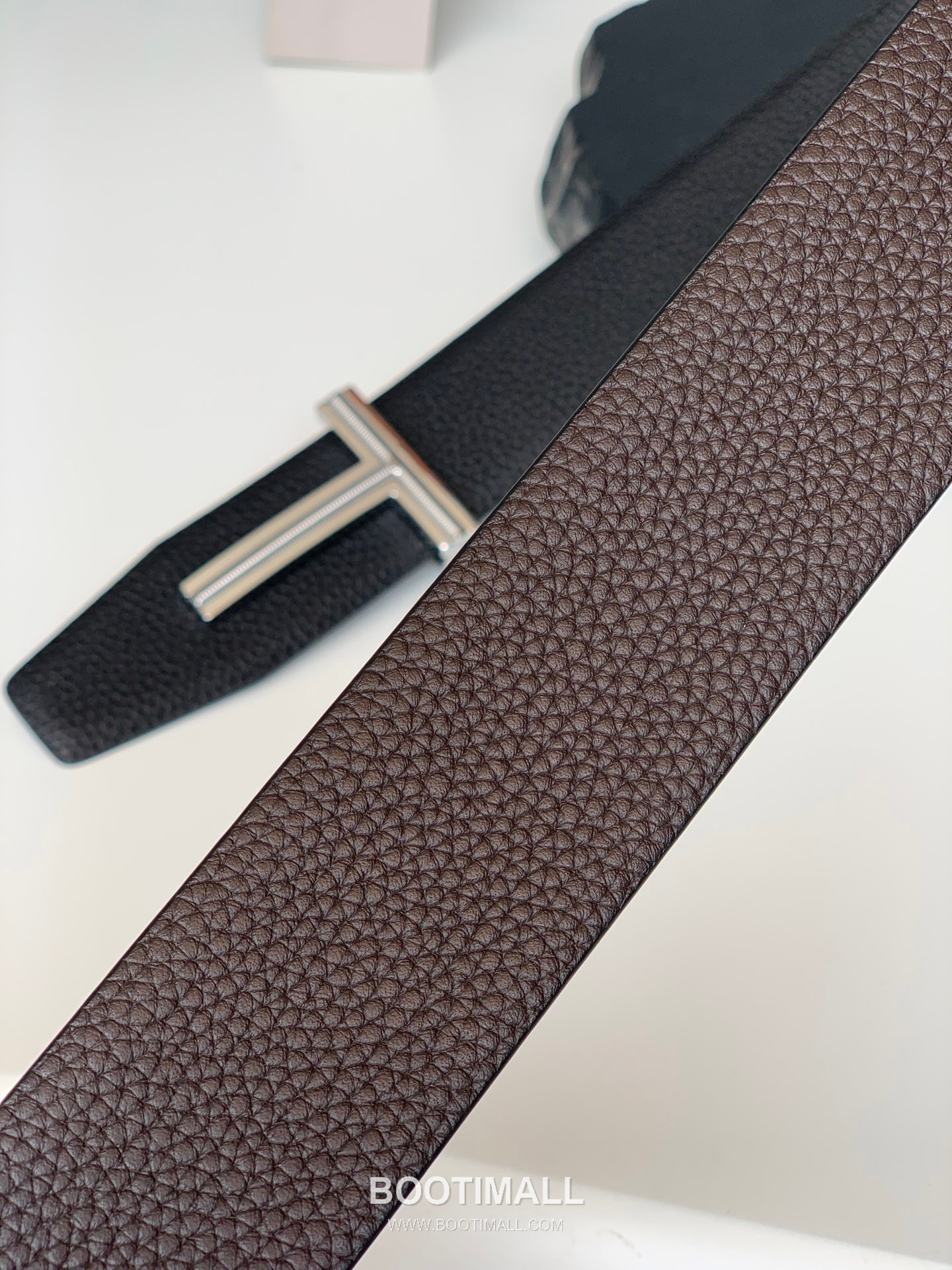 Tom Ford Classic Business Italian Leather Belt 톰포드 클래식 비즈니스 이탈리아산 가죽 벨트 3.8cm 5