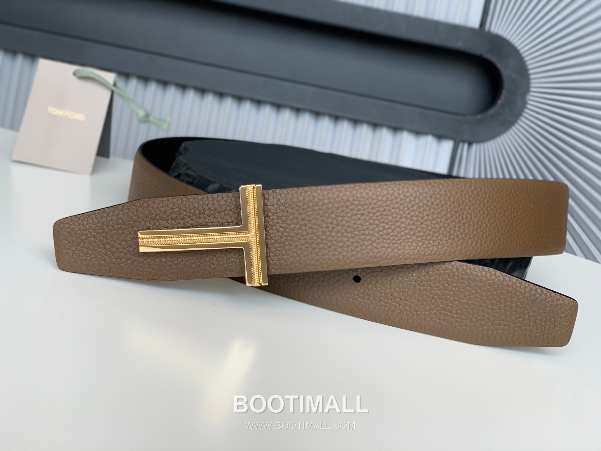 Tom Ford Classic Business Italian Leather Belt 톰포드 클래식 비즈니스 이탈리아산 가죽 벨트 3.8cm 1