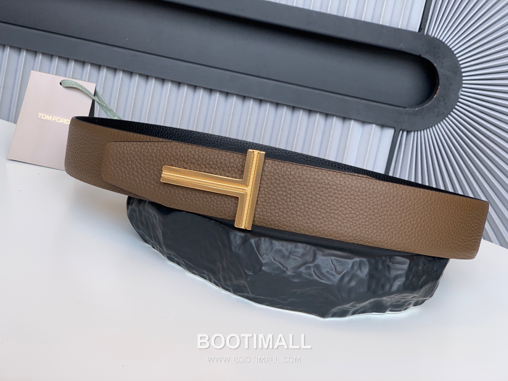 Tom Ford Classic Business Italian Leather Belt 톰포드 클래식 비즈니스 이탈리아산 가죽 벨트 3.8cm 2