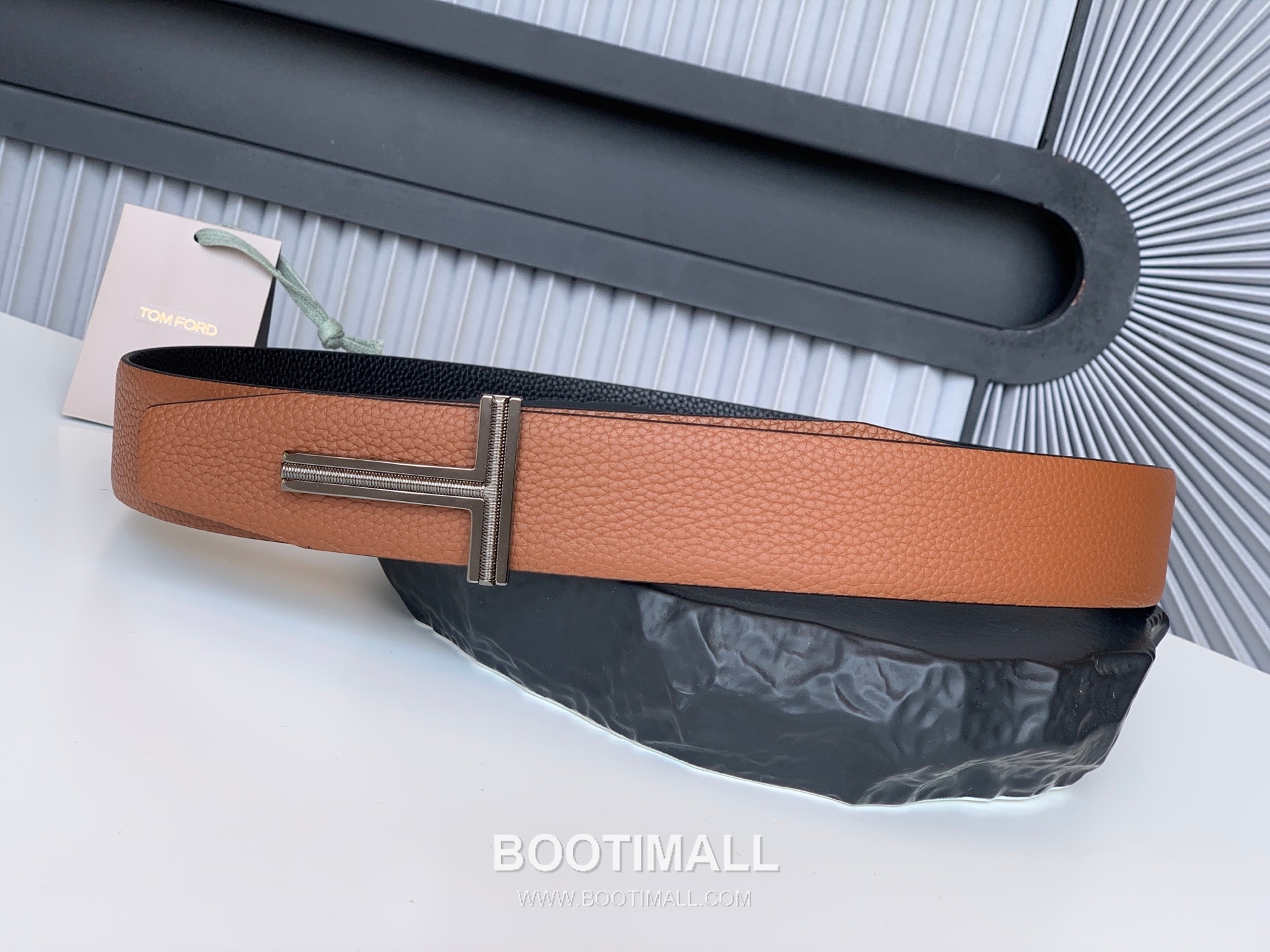 Tom Ford Classic Business Italian Leather Belt 톰포드 클래식 비즈니스 이탈리아산 가죽 벨트 3.8cm 2