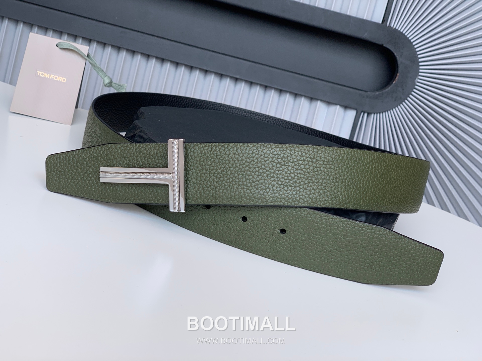 Tom Ford Classic Business Italian Leather Belt 톰포드 클래식 비즈니스 이탈리아산 가죽 벨트 3.8cm 1