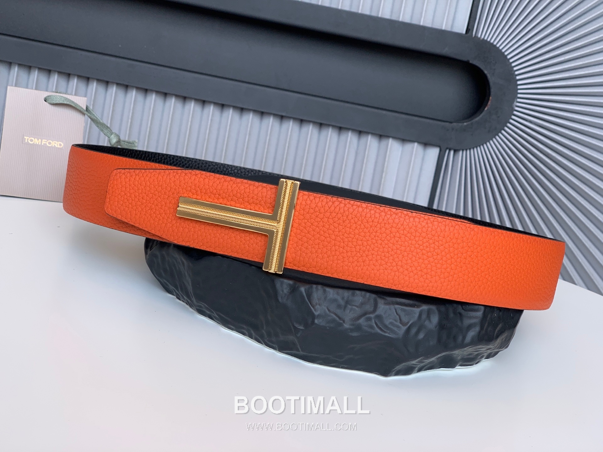 Tom Ford Classic Business Italian Leather Belt 톰포드 클래식 비즈니스 이탈리아산 가죽 벨트 3.8cm 2