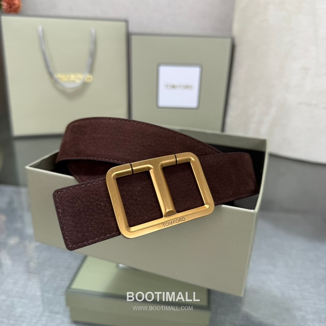 Tom Ford Reversible Buckle Cowhide Leather Belt 톰포드 리버서블 버클 이탈리아산 소가죽 벨트 3.5cm 7