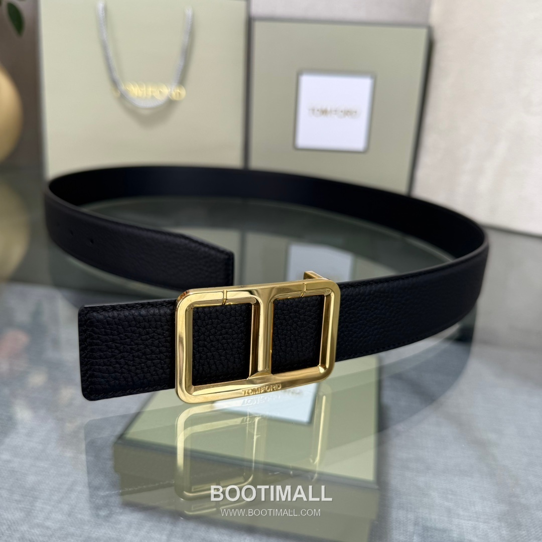 Tom Ford Reversible Buckle Cowhide Leather Belt 톰포드 리버서블 버클 이탈리아산 소가죽 벨트 3.5cm 8