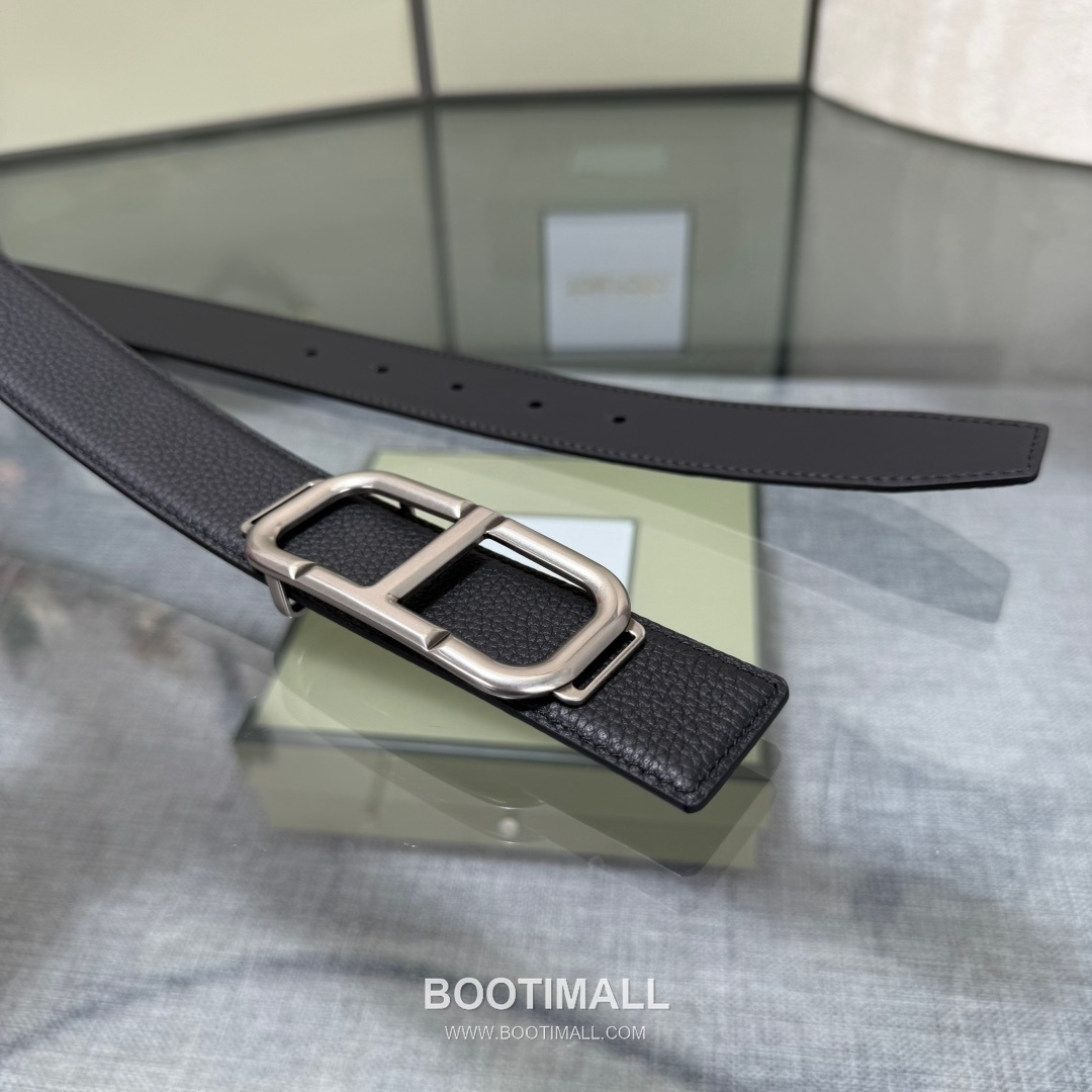 Tom Ford Reversible Buckle Cowhide Leather Belt 톰포드 리버서블 버클 이탈리아산 소가죽 벨트 3.5cm 5