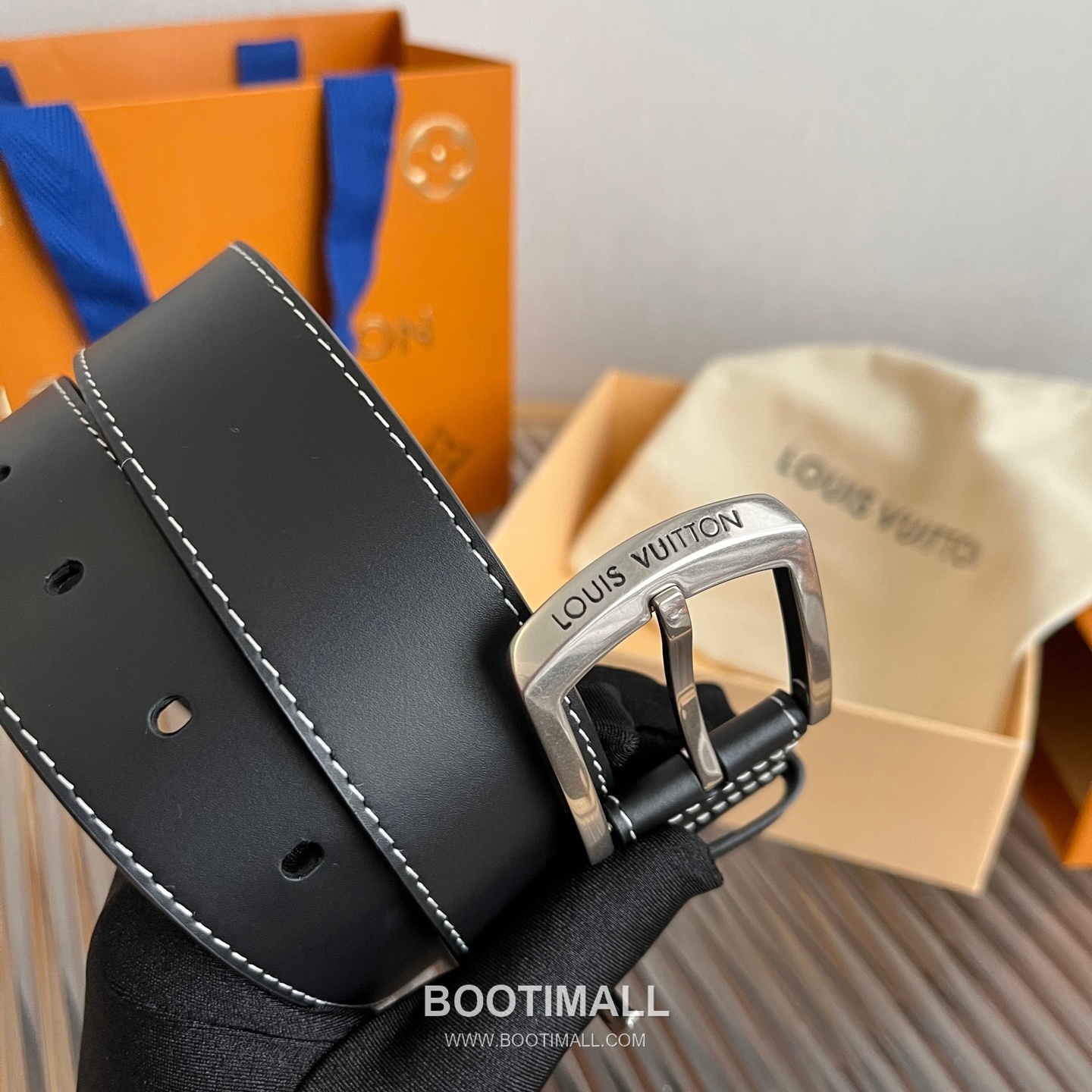 Louis Vuitton Ring Keeper Letter Buckle Calfskin Belt 루이비통 링 키퍼 레터 버클 카프스킨 벨트 3.5cm 2