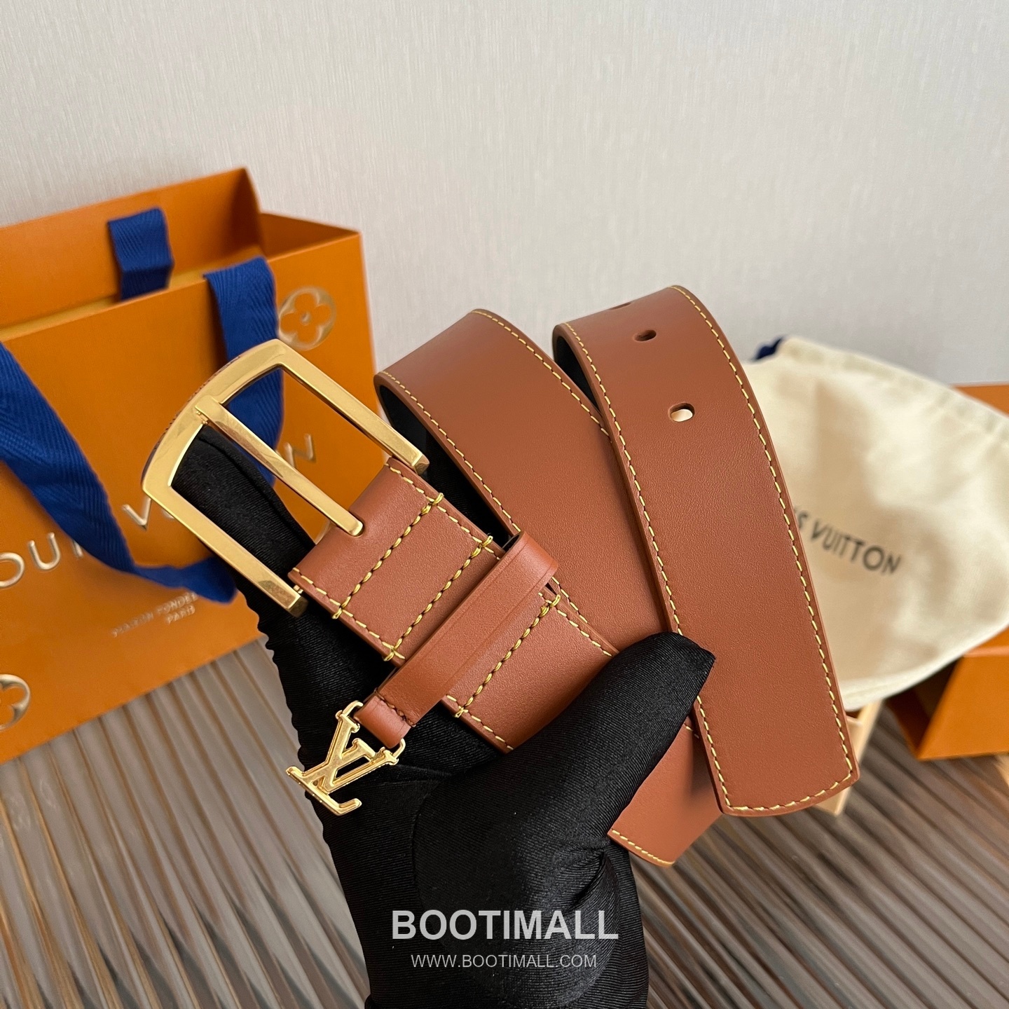 Louis Vuitton Ring Keeper Letter Buckle Calfskin Belt 루이비통 링 키퍼 레터 버클 카프스킨 벨트 3.5cm 8