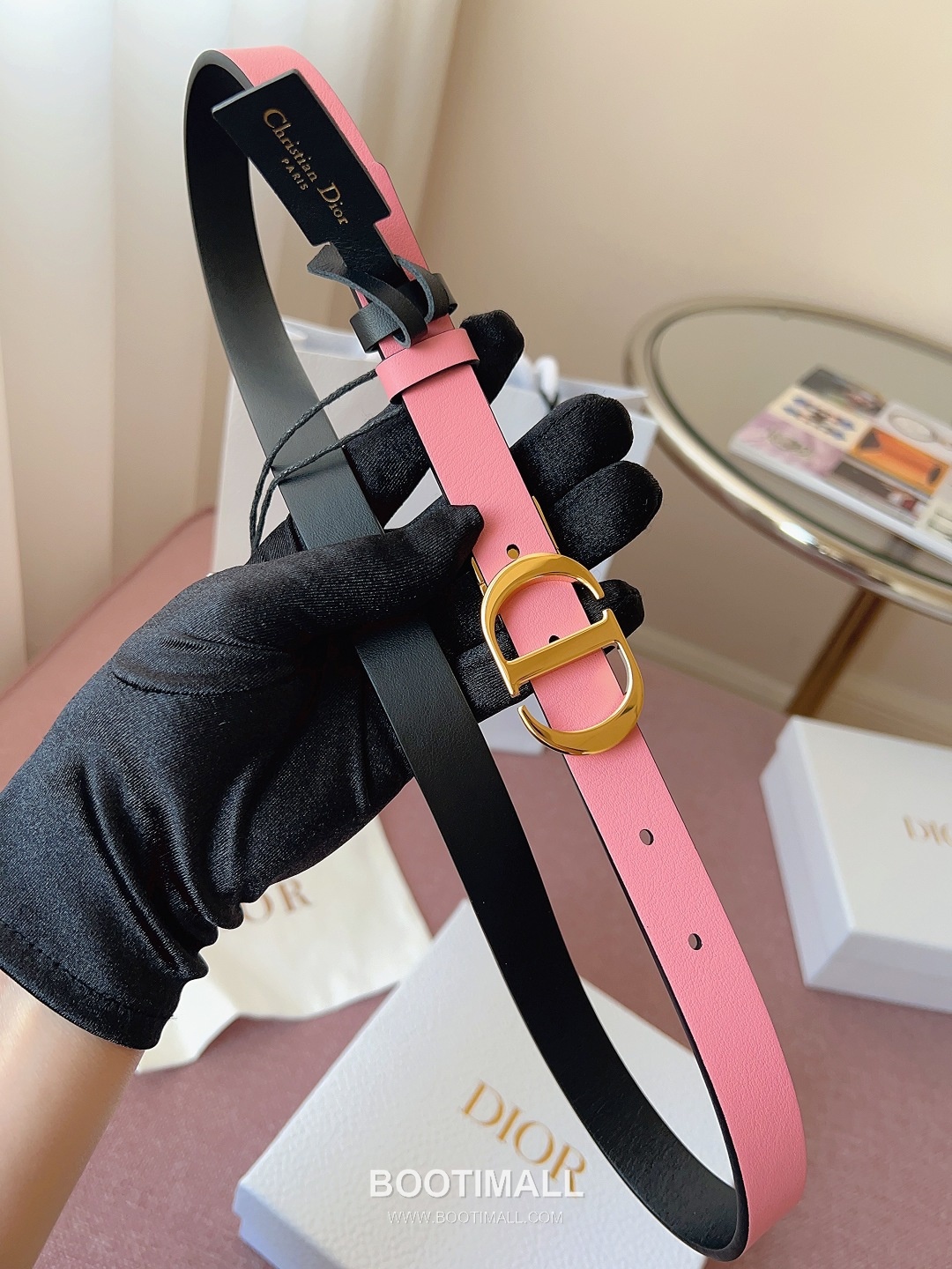 Dior Buckle Leather Belt 2cm Cowhide 디올 버클 가죽 벨트 2cm 소가죽 3