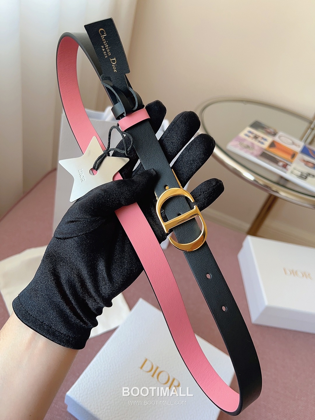 Dior Buckle Leather Belt 2cm Cowhide 디올 버클 가죽 벨트 2cm 소가죽 4