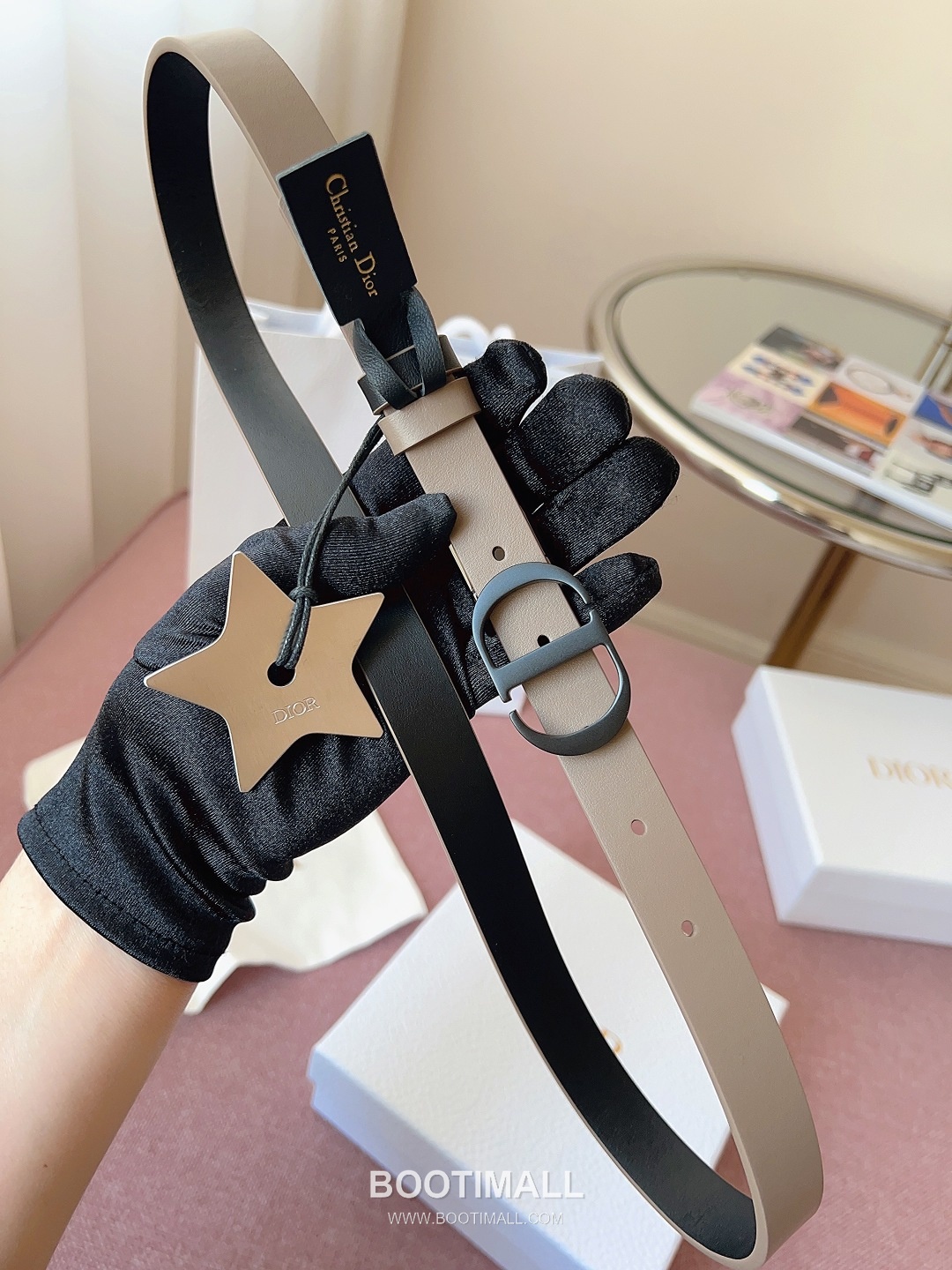 Dior Buckle Leather Belt 2cm Cowhide 디올 버클 가죽 벨트 2cm 소가죽 3