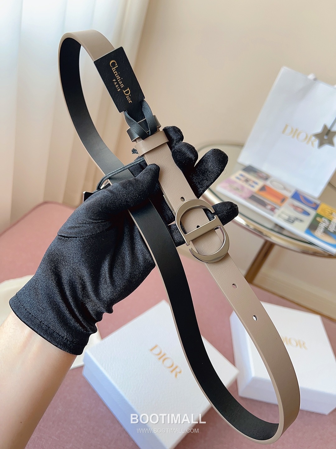 Dior Buckle Leather Belt 2cm Cowhide 디올 버클 가죽 벨트 2cm 소가죽 4