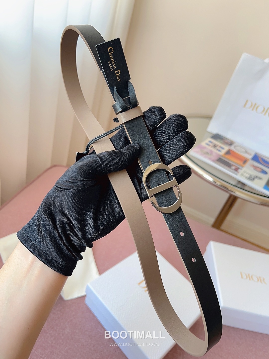 Dior Buckle Leather Belt 2cm Cowhide 디올 버클 가죽 벨트 2cm 소가죽 5